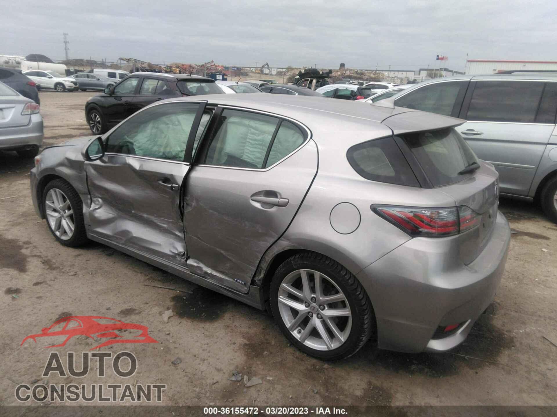 LEXUS CT 2017 - JTHKD5BHXH2302052