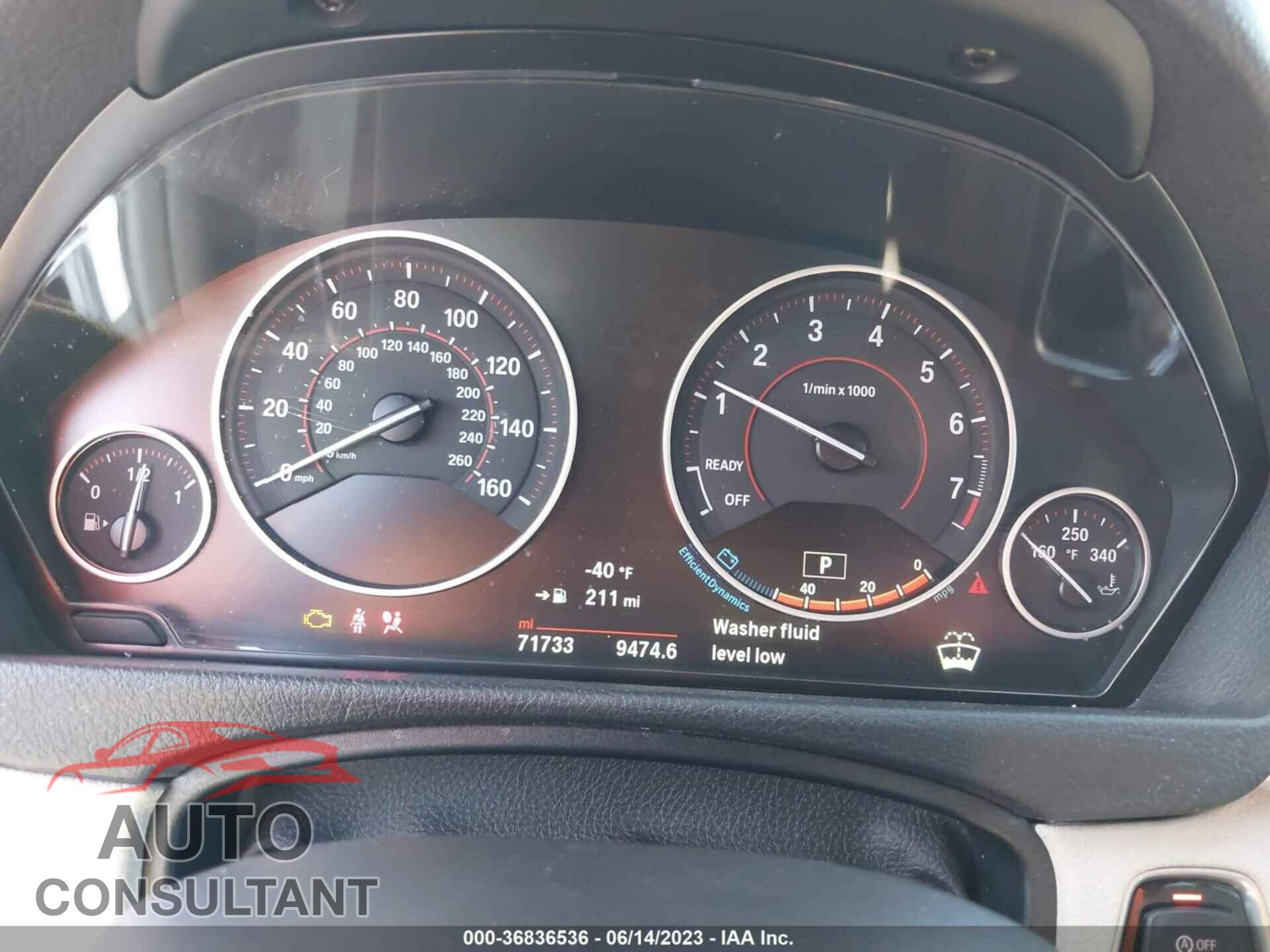 BMW 3 SERIES 2016 - WBA8E9G50GNU29482