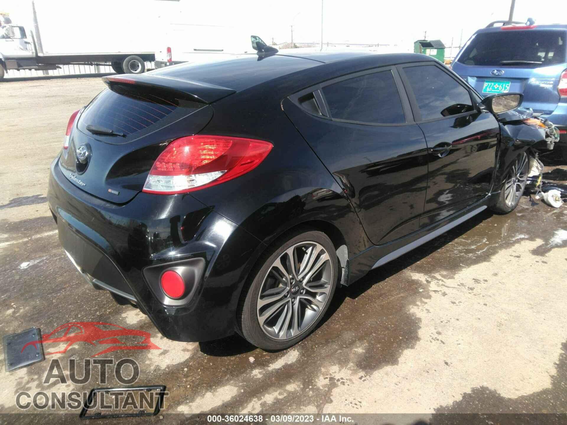 HYUNDAI VELOSTER 2016 - KMHTC6AE3GU298009