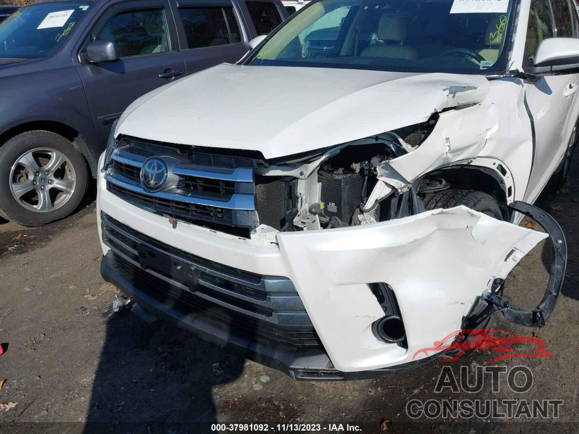 TOYOTA HIGHLANDER 2017 - 5TDDZRFH2HS369315