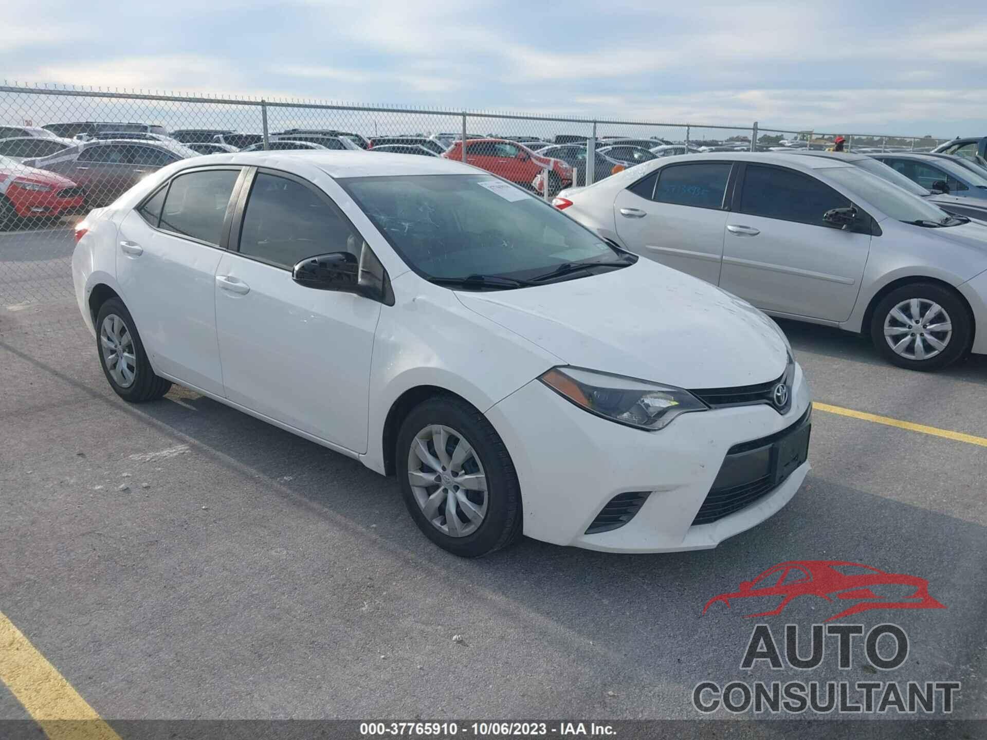 TOYOTA COROLLA 2016 - 2T1BURHE8GC647148