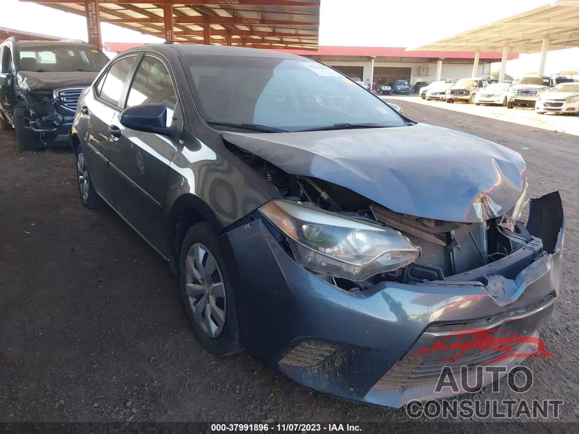 TOYOTA COROLLA 2016 - 2T1BURHE4GC619802