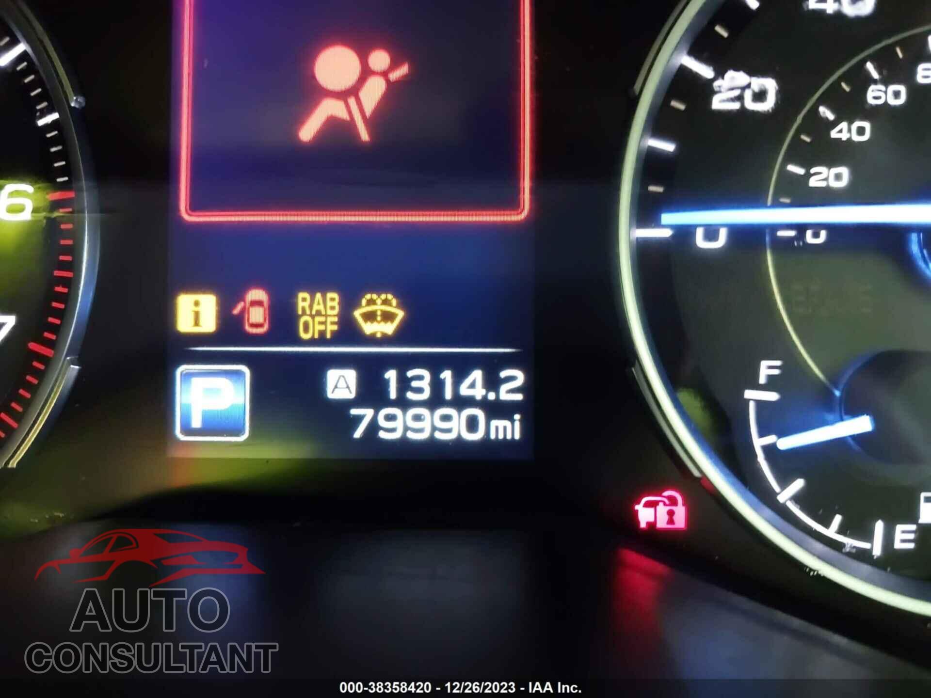 SUBARU ASCENT 2019 - 4S4WMARD7K3473272