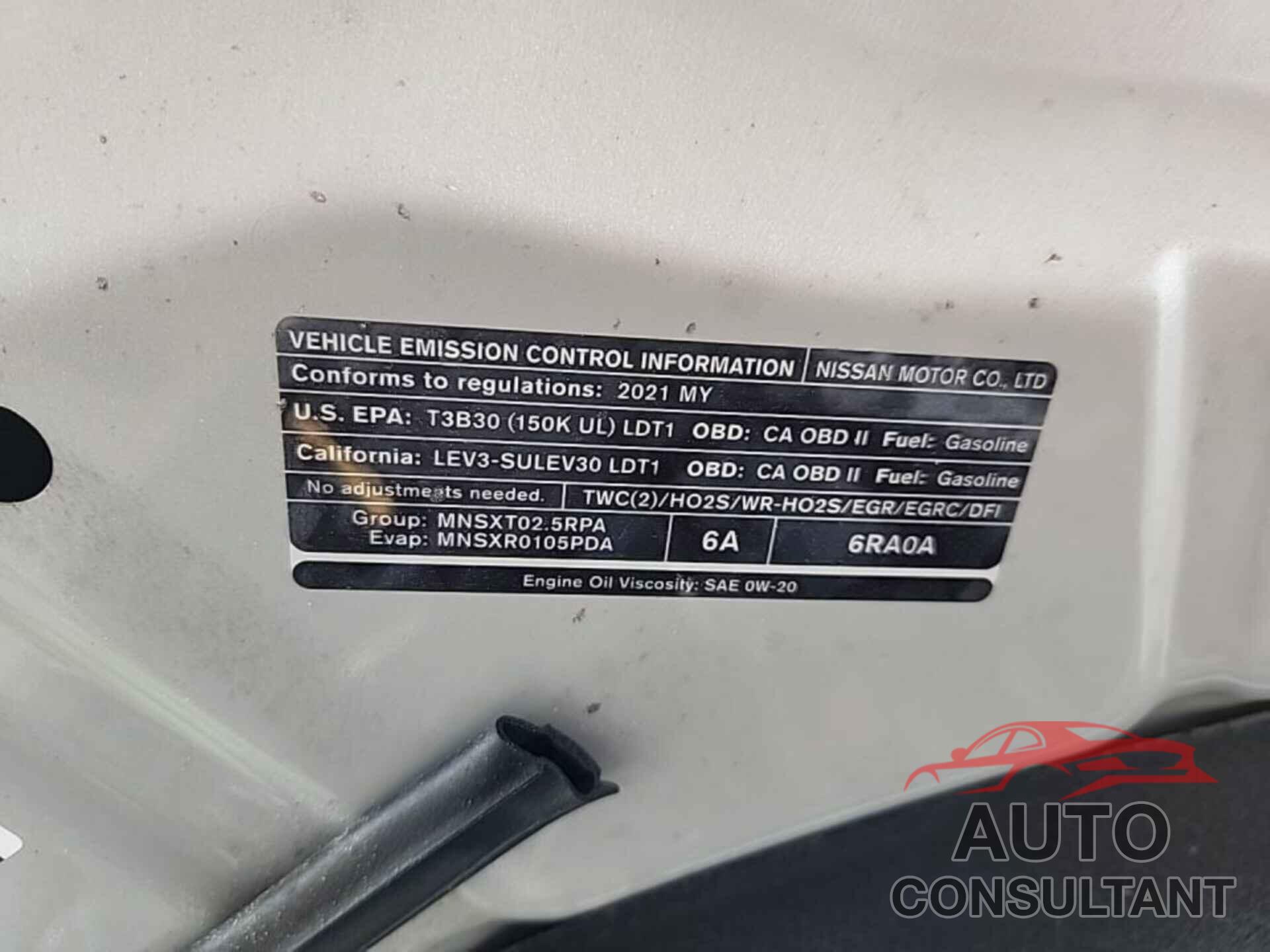 NISSAN ROGUE 2021 - 5N1AT3BA9MC696750