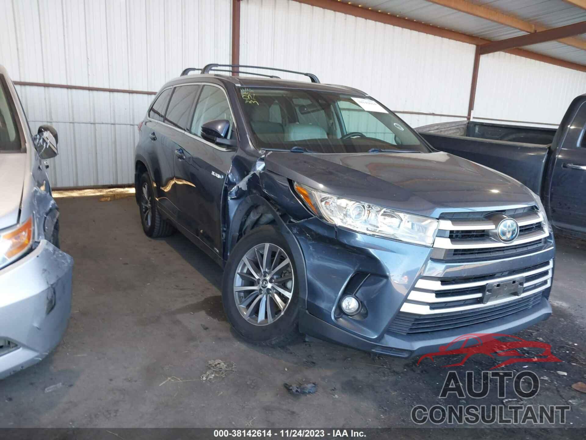 TOYOTA HIGHLANDER HYBRID 2017 - 5TDJGRFH6HS031120