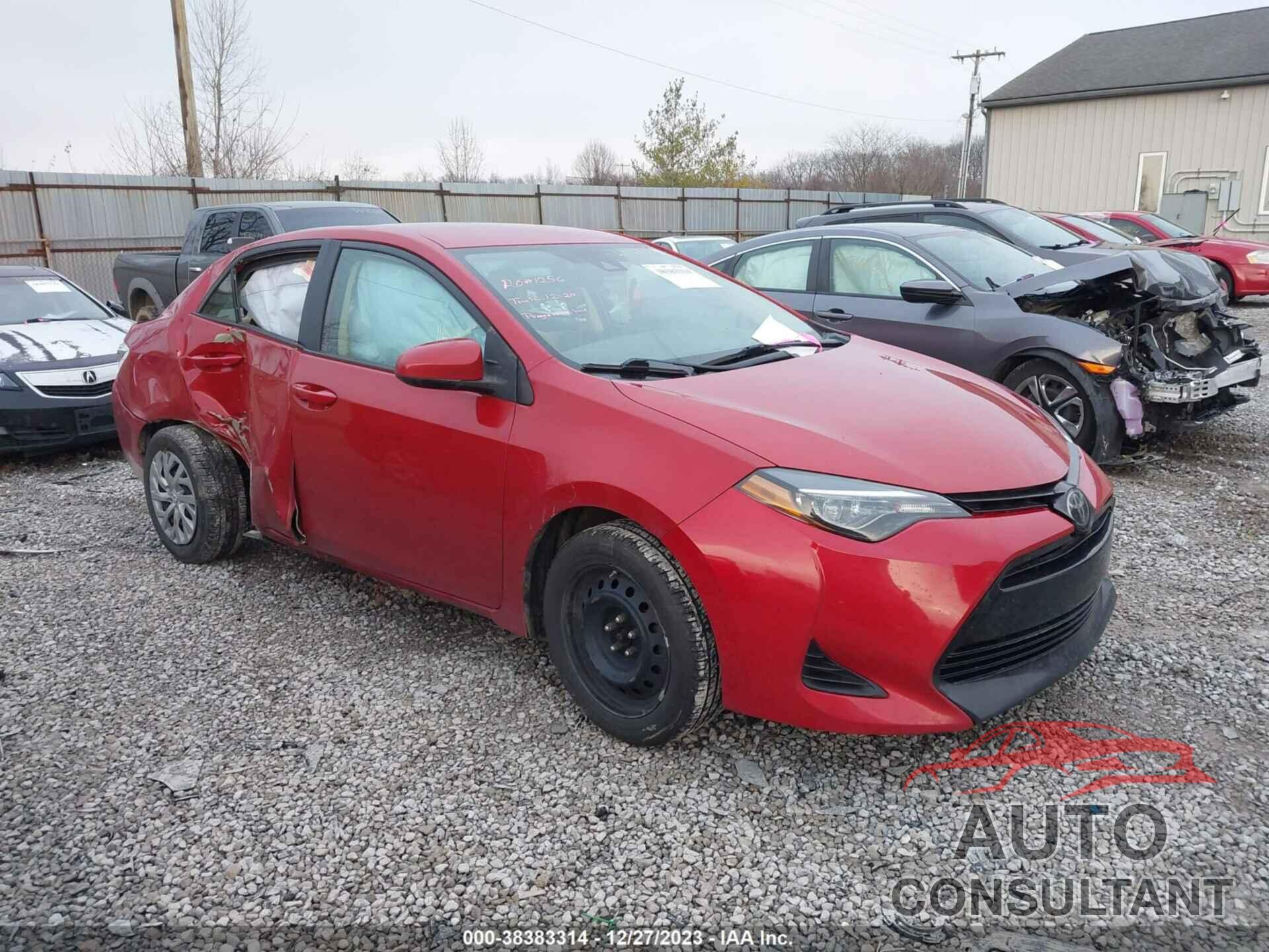TOYOTA COROLLA 2019 - 5YFBURHE7KP919777