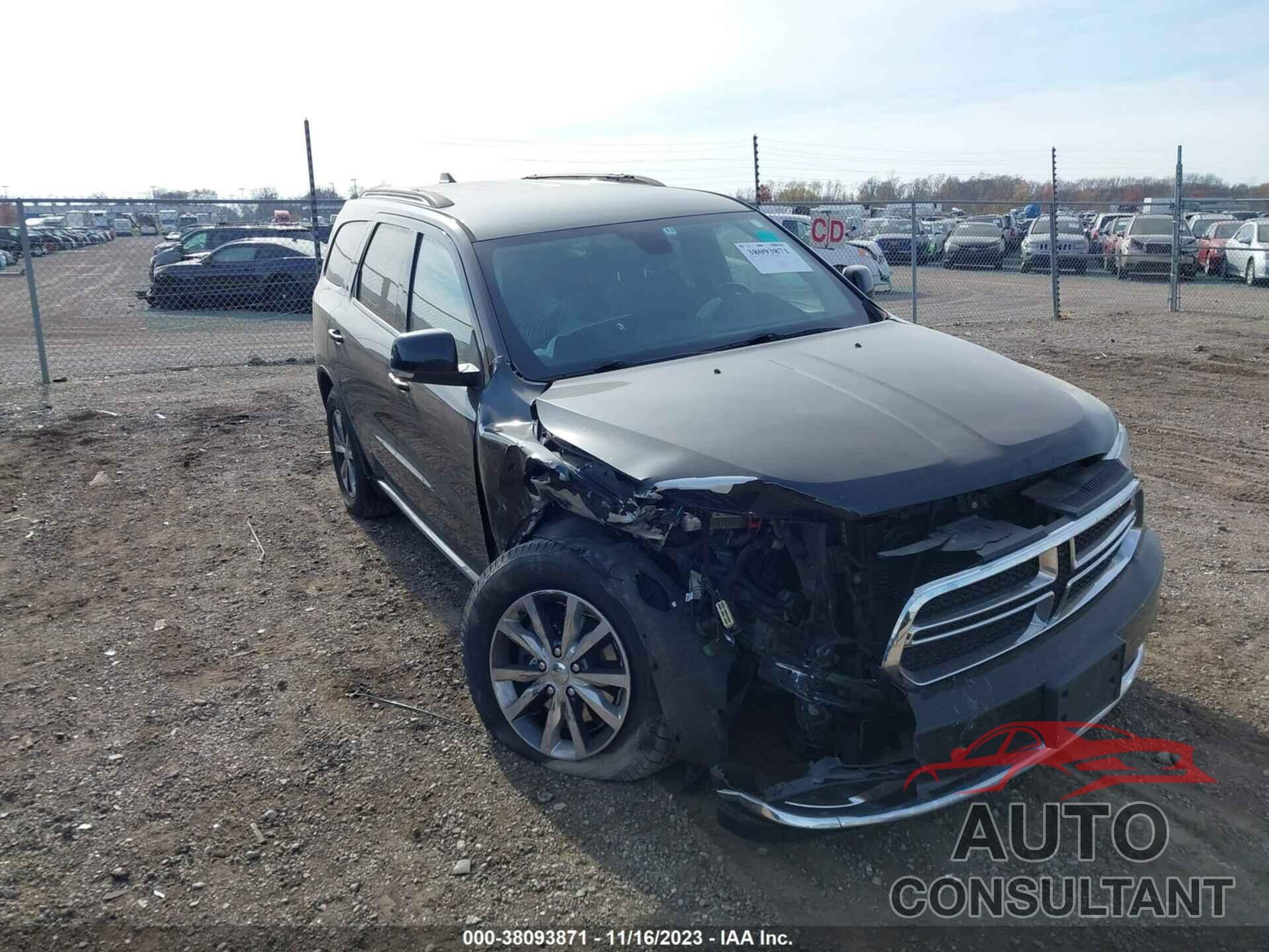 DODGE DURANGO 2016 - 1C4RDJDG7GC331112