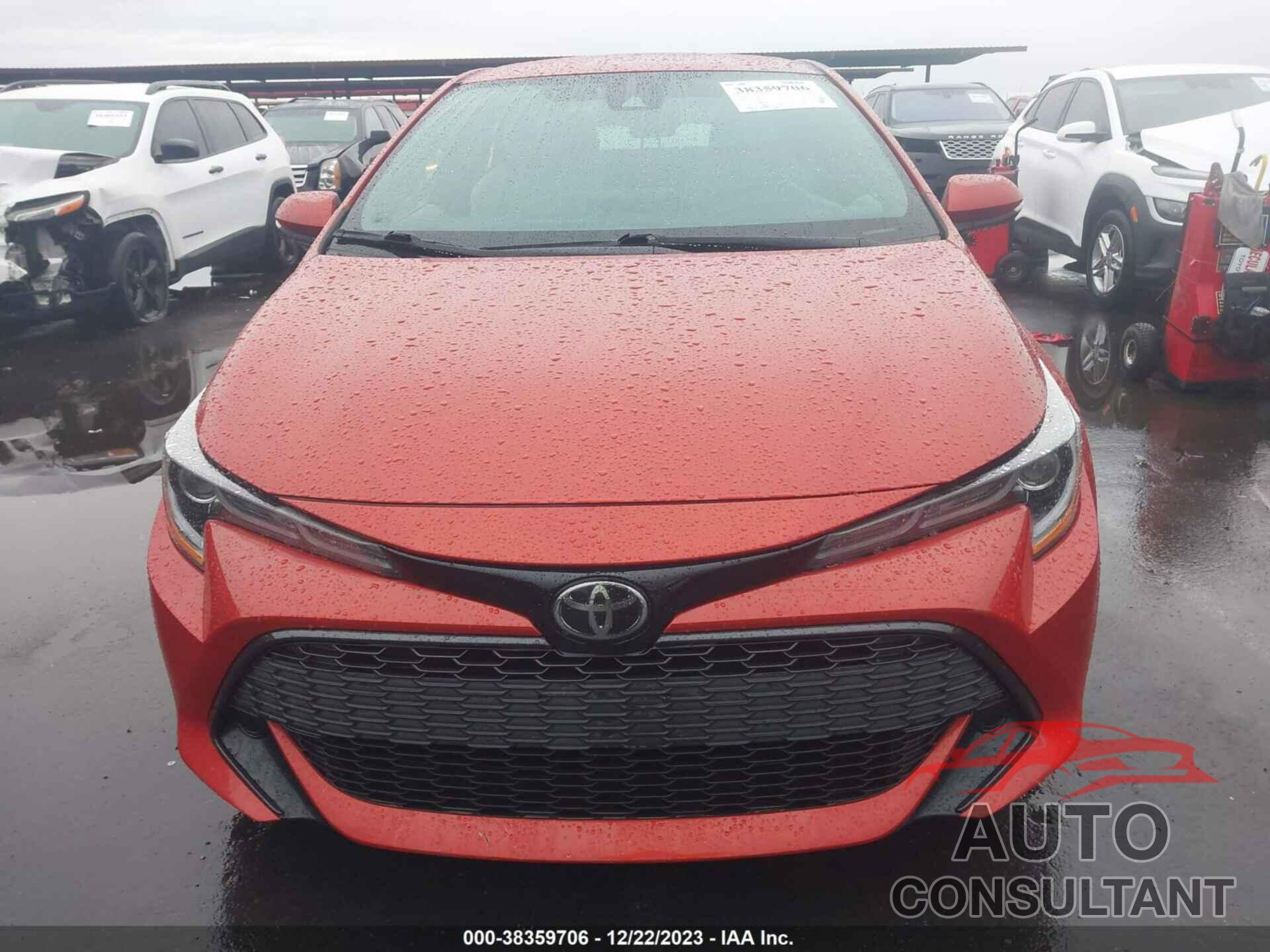 TOYOTA COROLLA 2019 - JTNK4RBE4K3015687