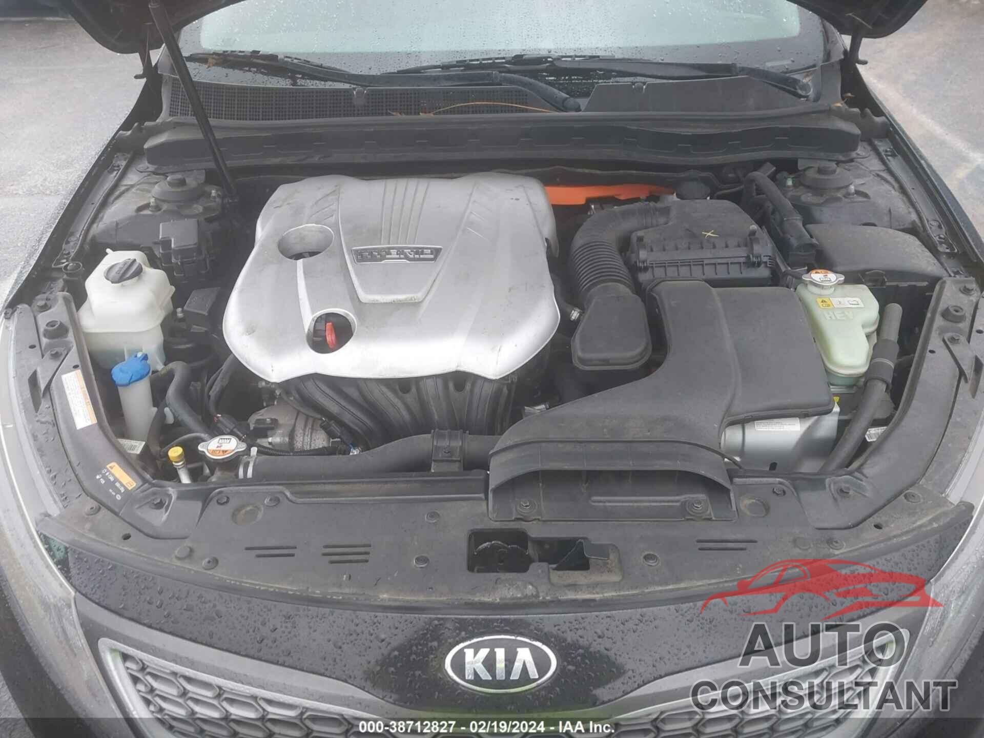 KIA OPTIMA HYBRID 2016 - KNAGM4AD1G5093309