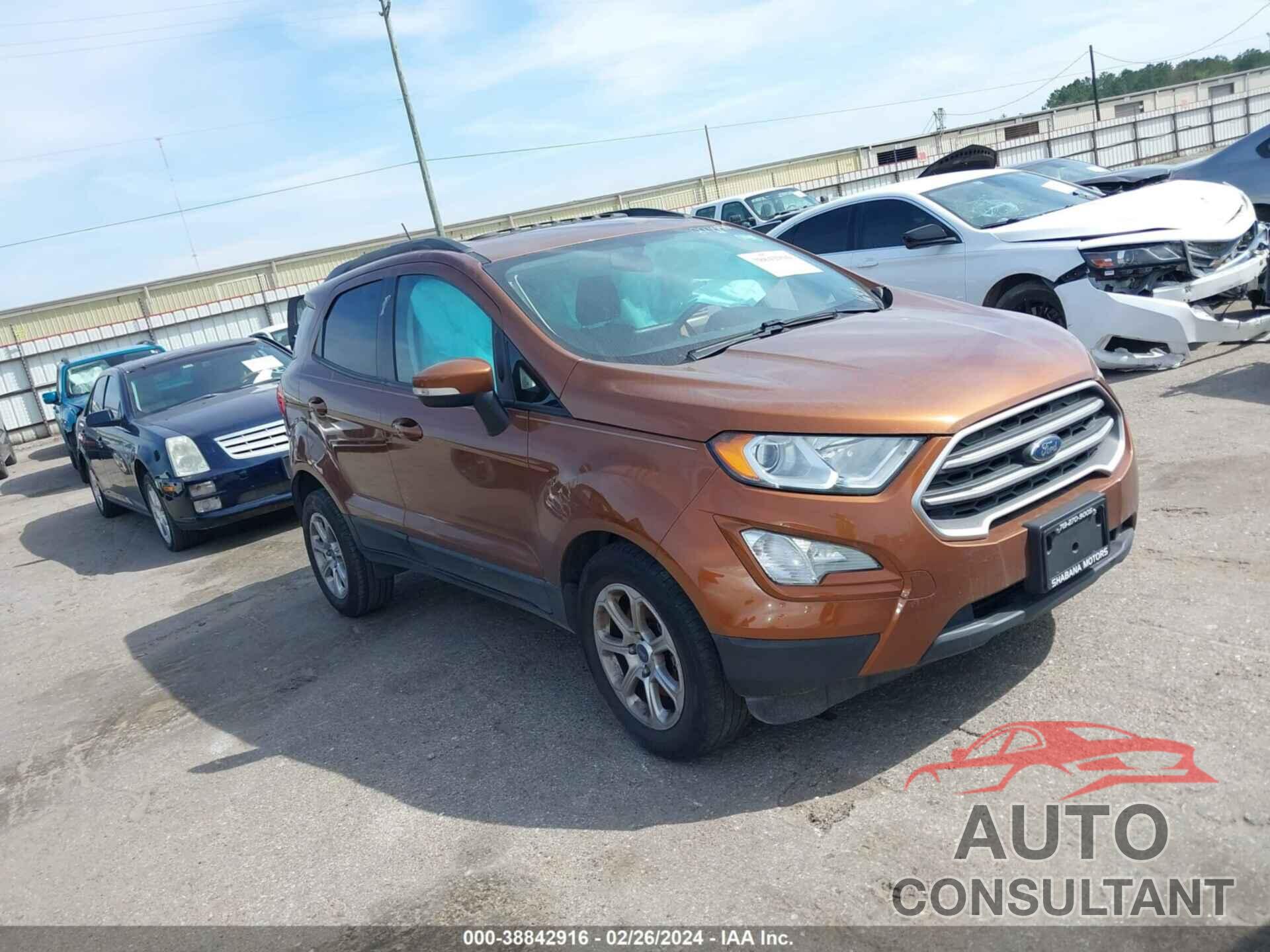 FORD ECOSPORT 2018 - MAJ3P1TEXJC201643