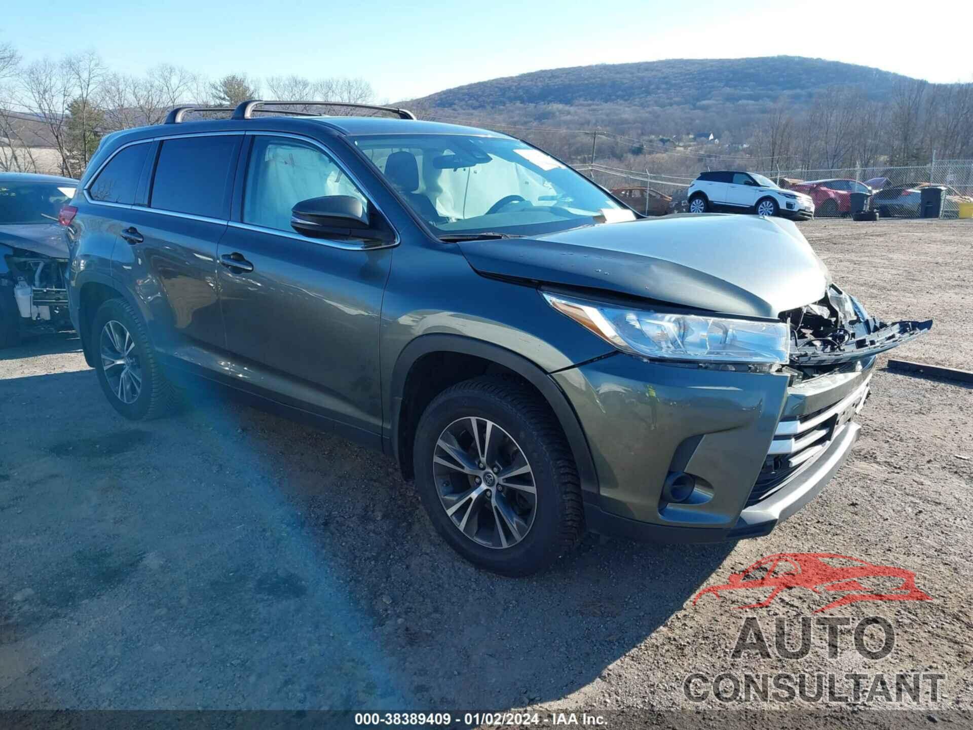 TOYOTA HIGHLANDER 2019 - 5TDBZRFH0KS942002