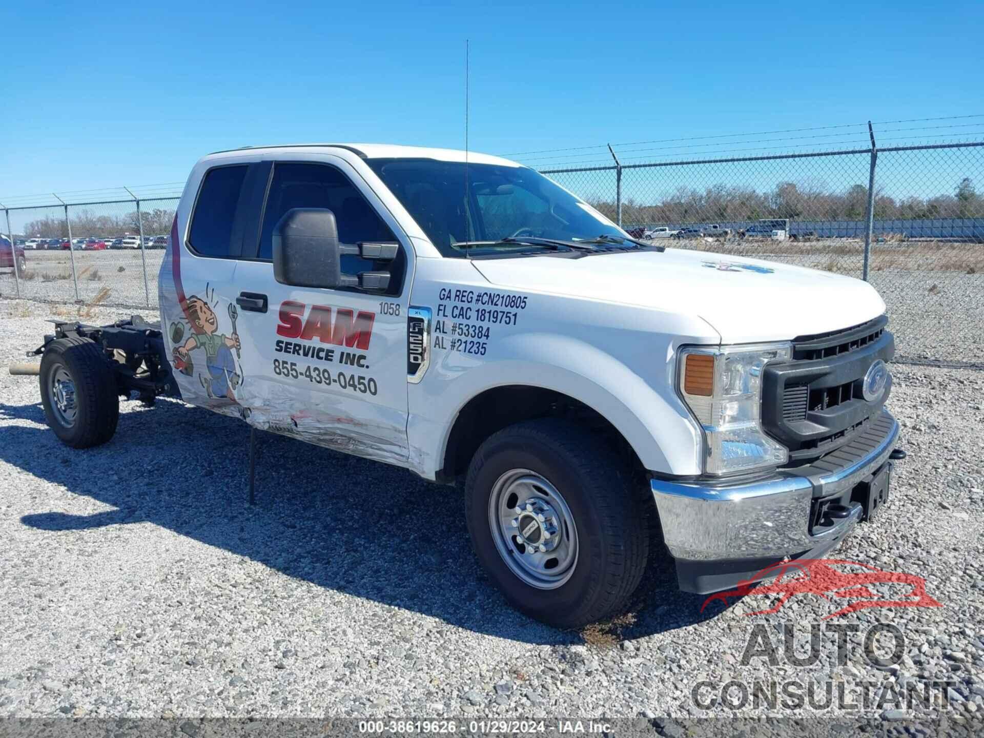 FORD F-250 2021 - 1FD7X2A65MED60653