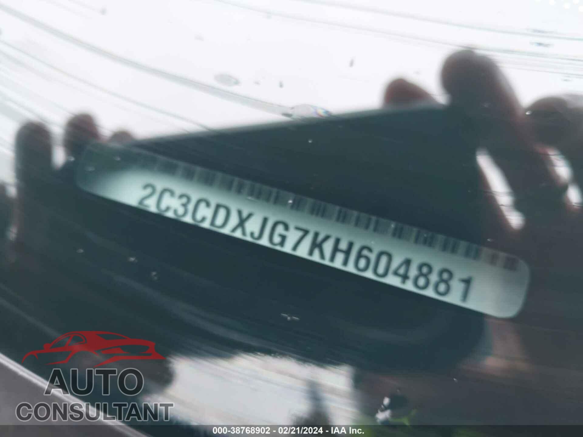 DODGE CHARGER 2019 - 2C3CDXJG7KH604881
