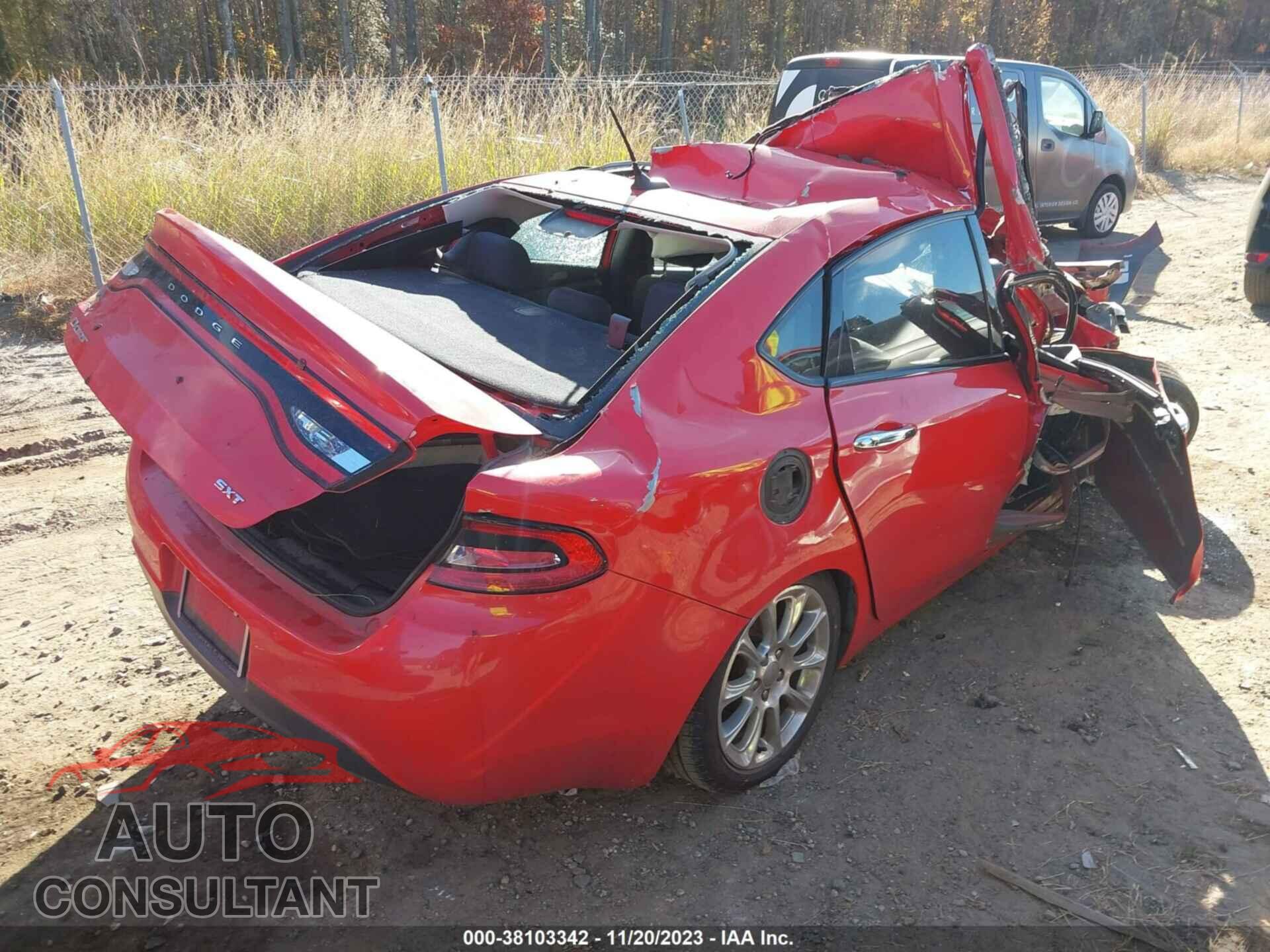 DODGE DART 2016 - 1C3CDFFA9GD815812