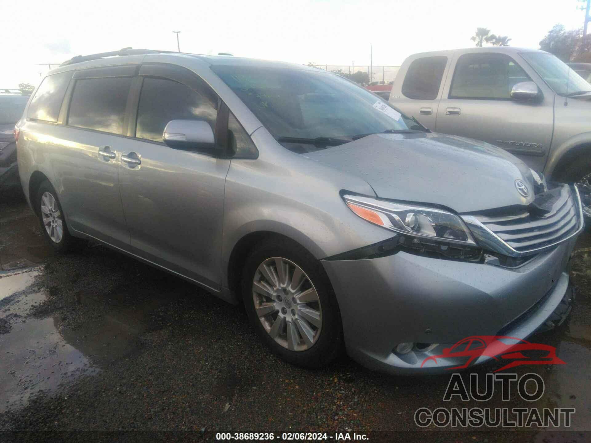 TOYOTA SIENNA 2016 - 5TDYK3DC2GS727487