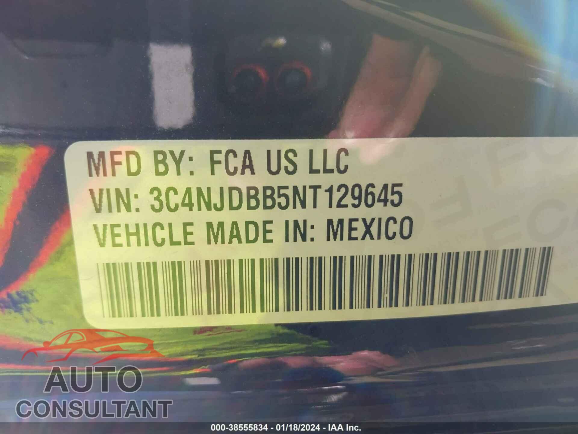 JEEP COMPASS 2022 - 3C4NJDBB5NT129645