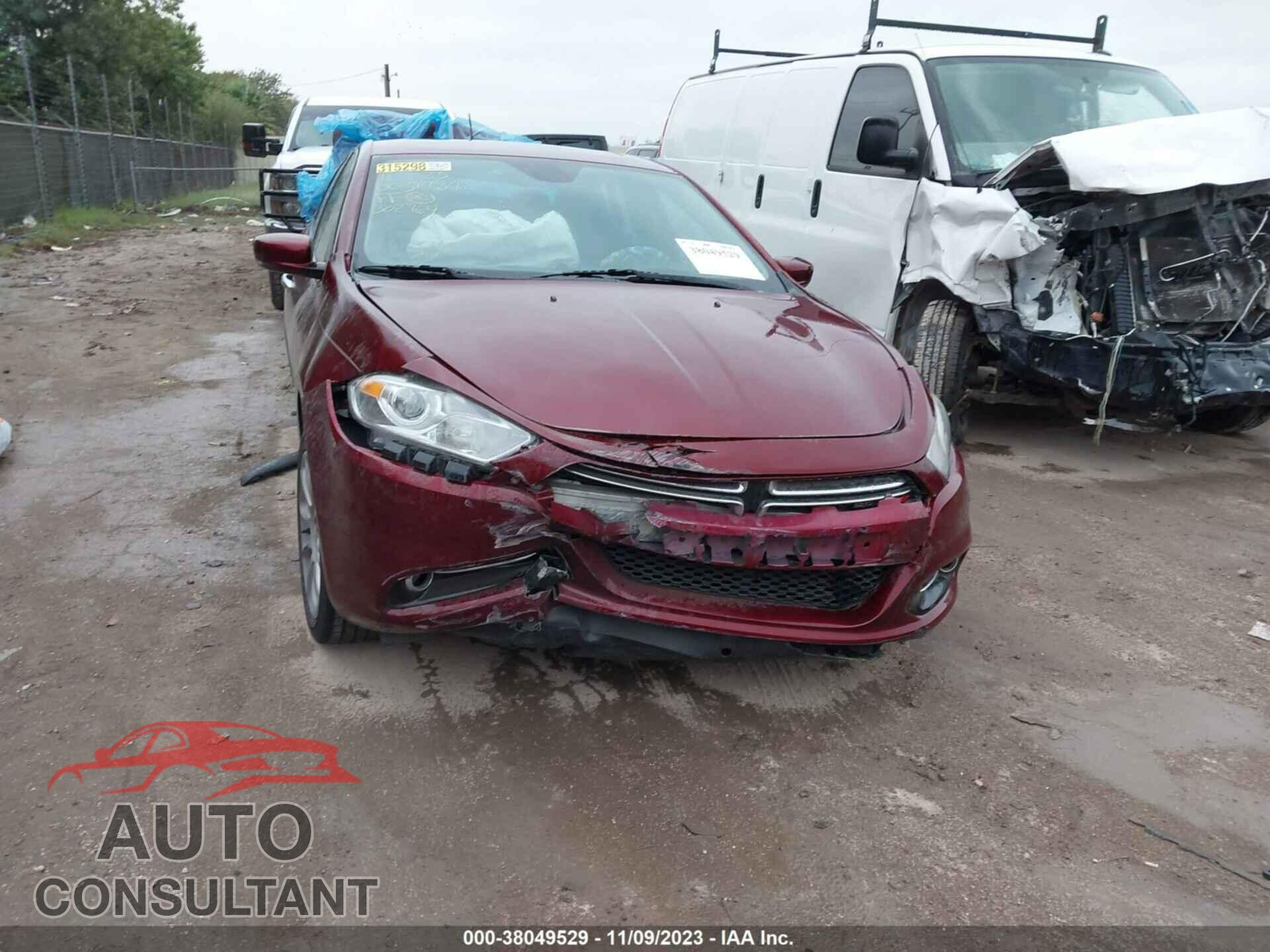 DODGE DART 2015 - 1C3CDFCB7FD302764