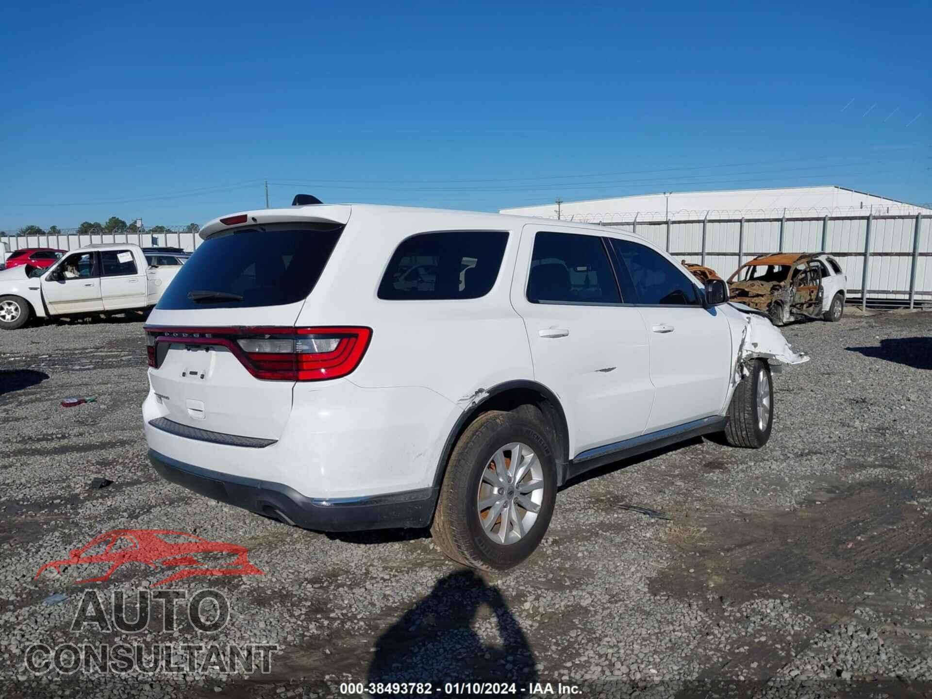 DODGE DURANGO 2019 - 1C4RDHAGXKC852797