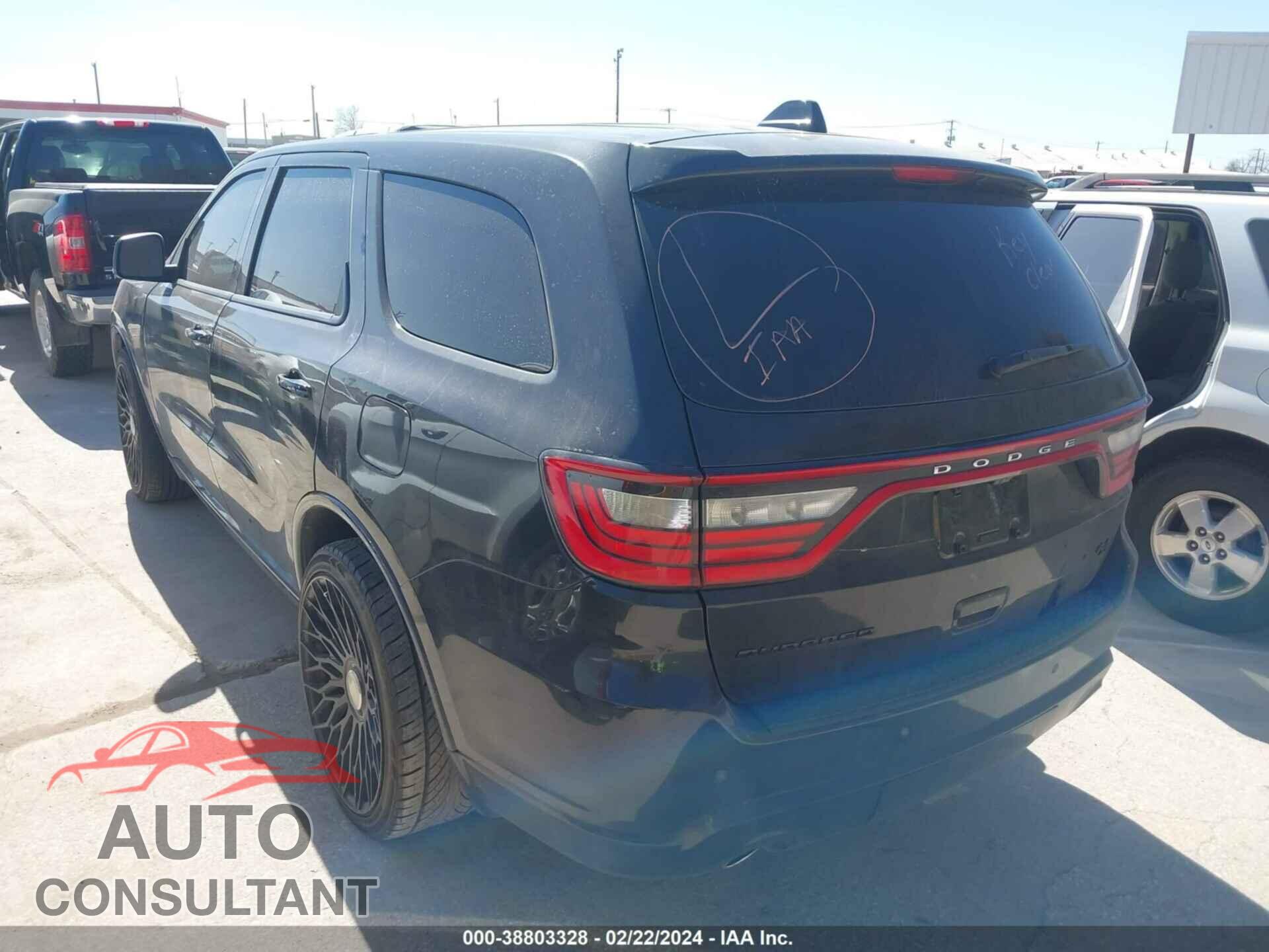 DODGE DURANGO 2016 - 1C4SDHCT8GC353175