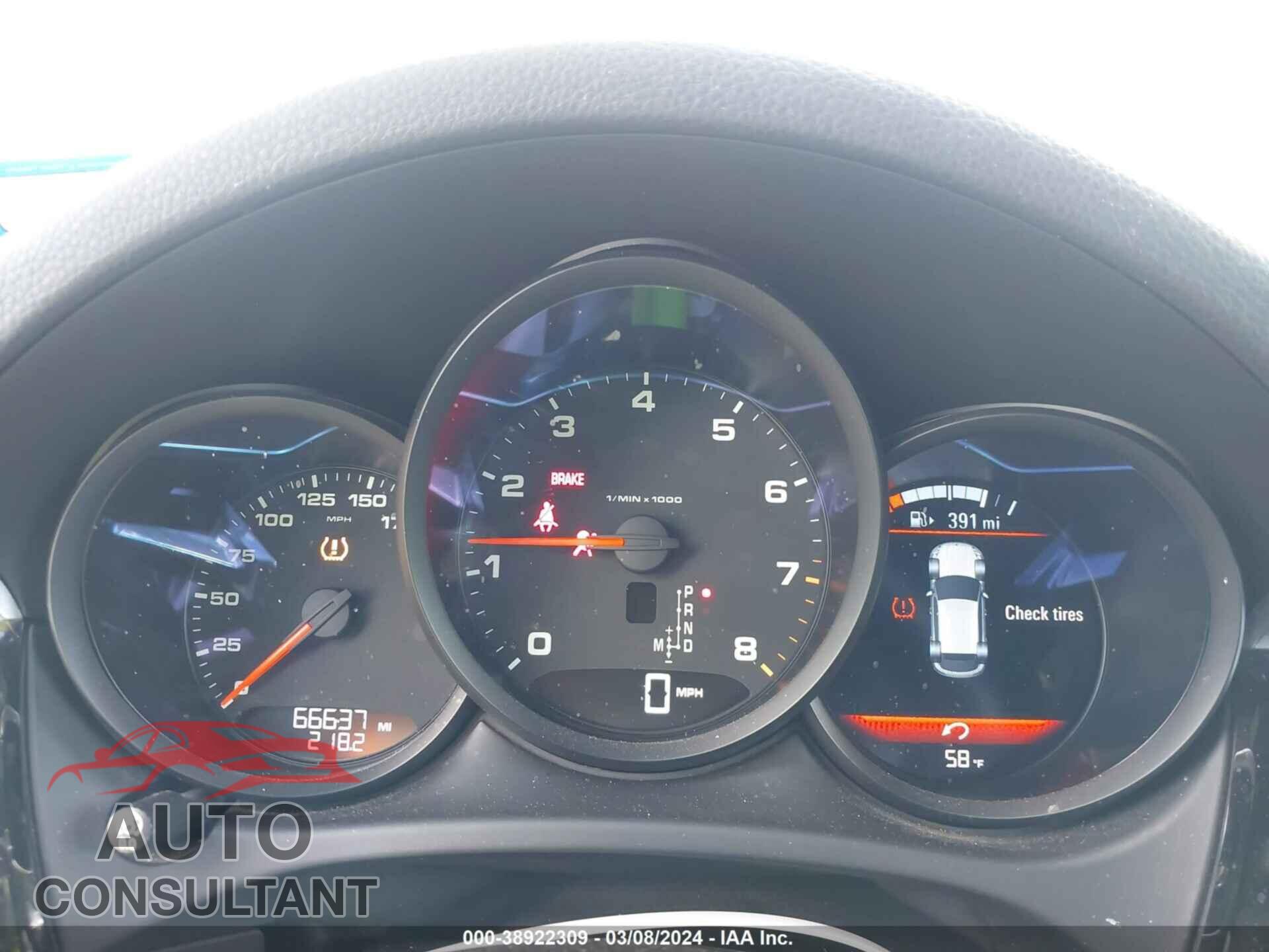 PORSCHE MACAN 2018 - WP1AA2A52JLB15365