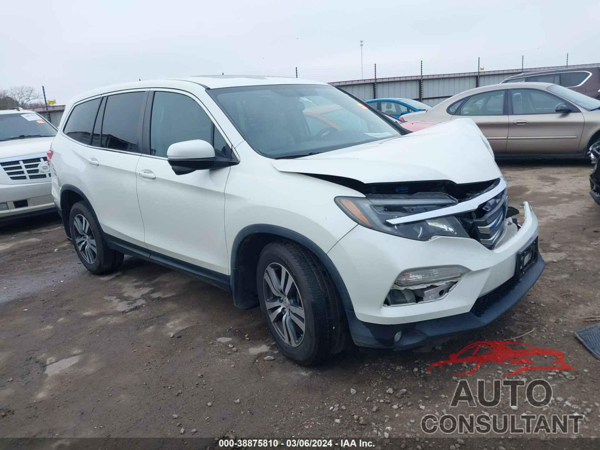 HONDA PILOT 2016 - 5FNYF6H82GB076667