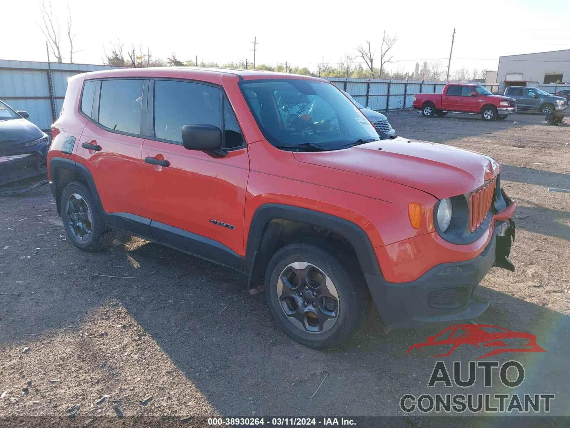 JEEP RENEGADE 2016 - ZACCJBAW2GPC63684