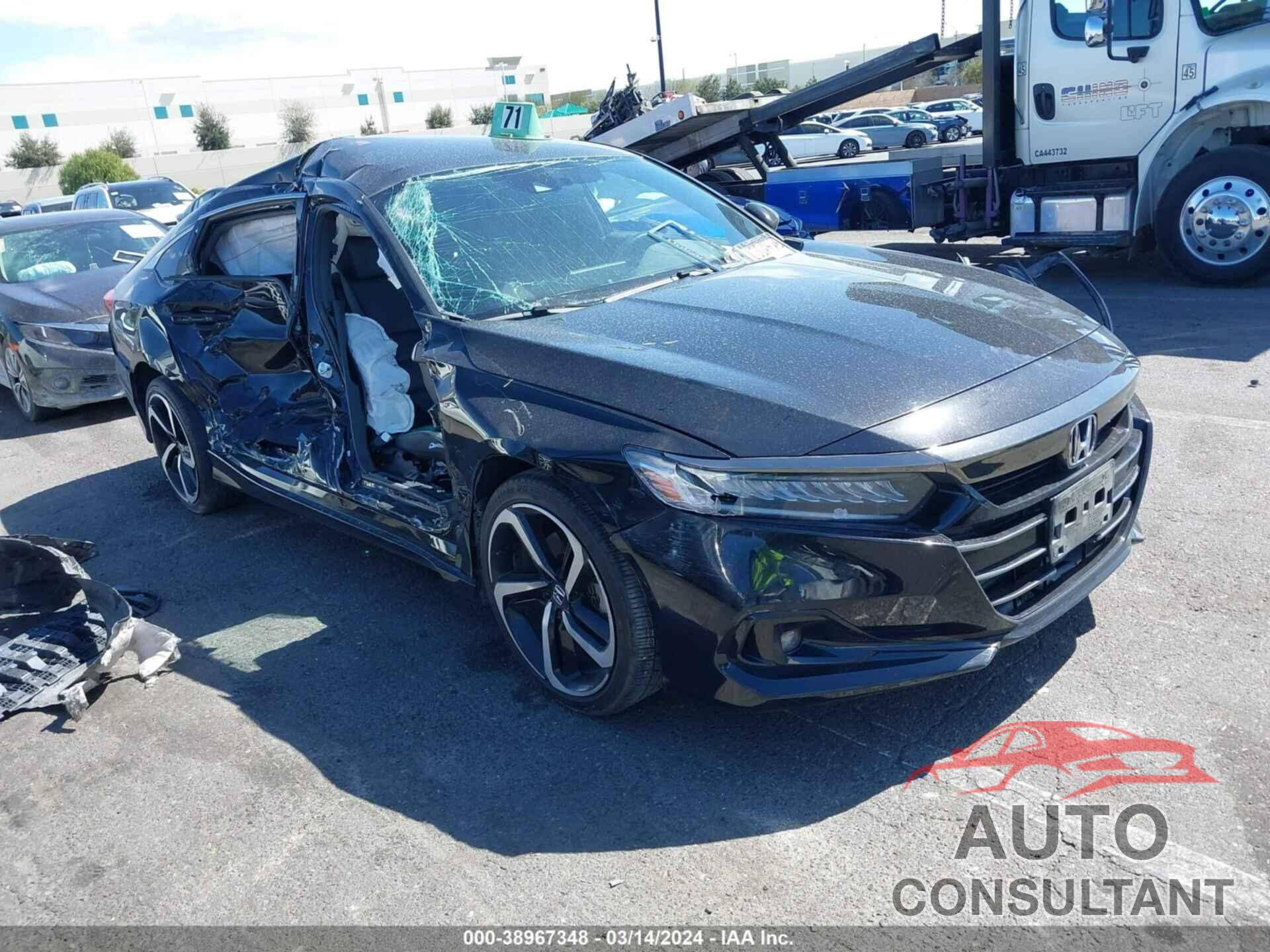HONDA ACCORD 2021 - 1HGCV1F32MA044492