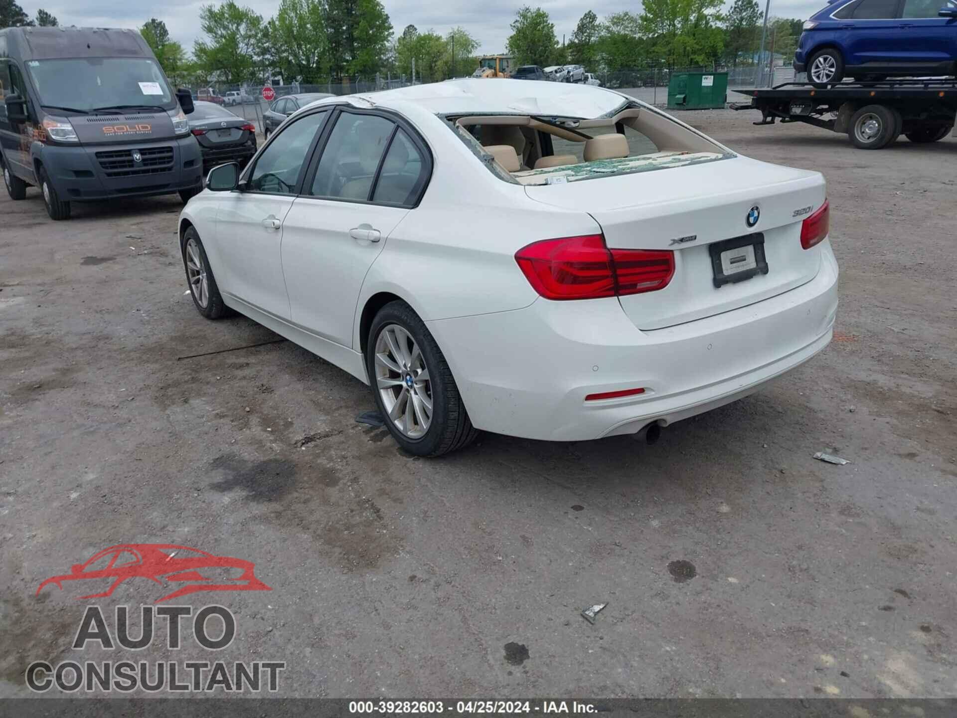 BMW 320I 2016 - WBA8E5G51GNU19391