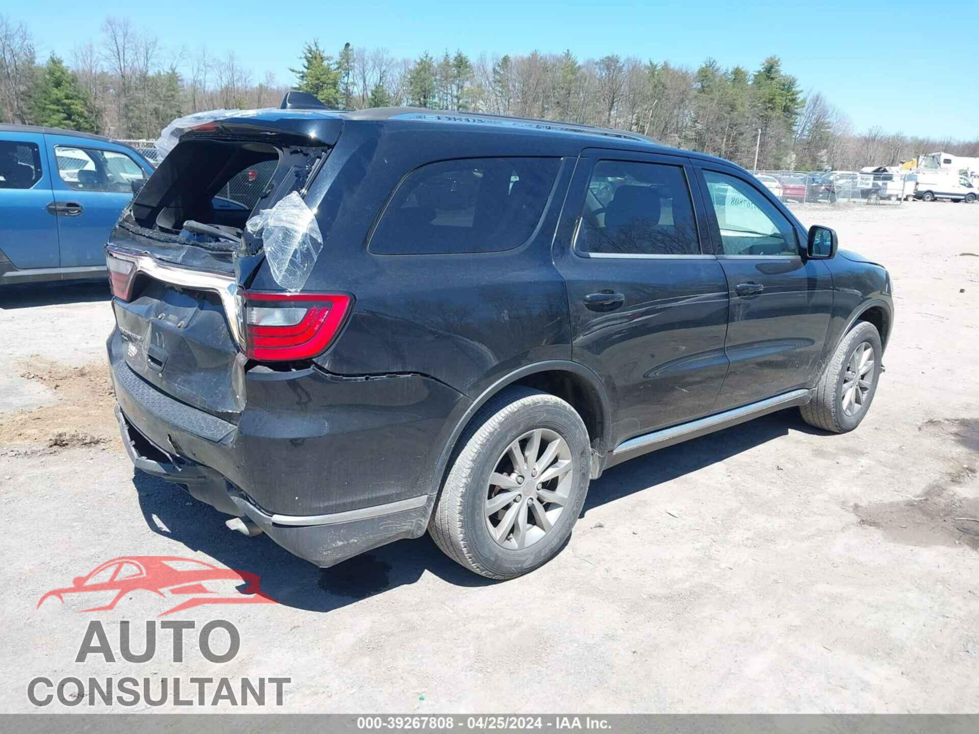 DODGE DURANGO 2017 - 1C4RDJAG7HC733167