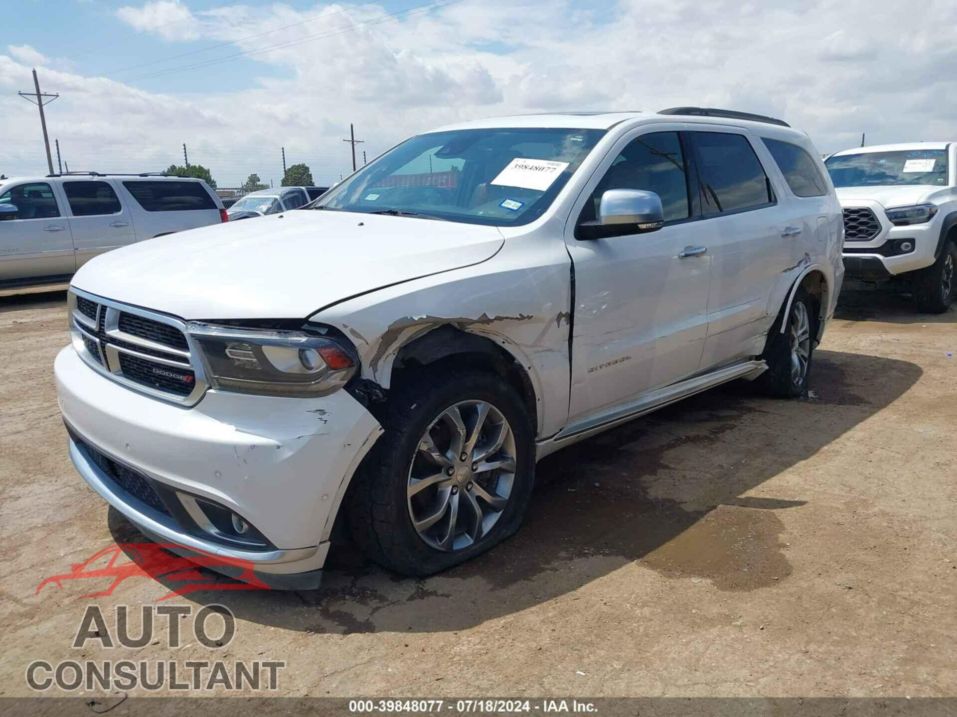 DODGE DURANGO 2018 - 1C4SDJET3JC398004
