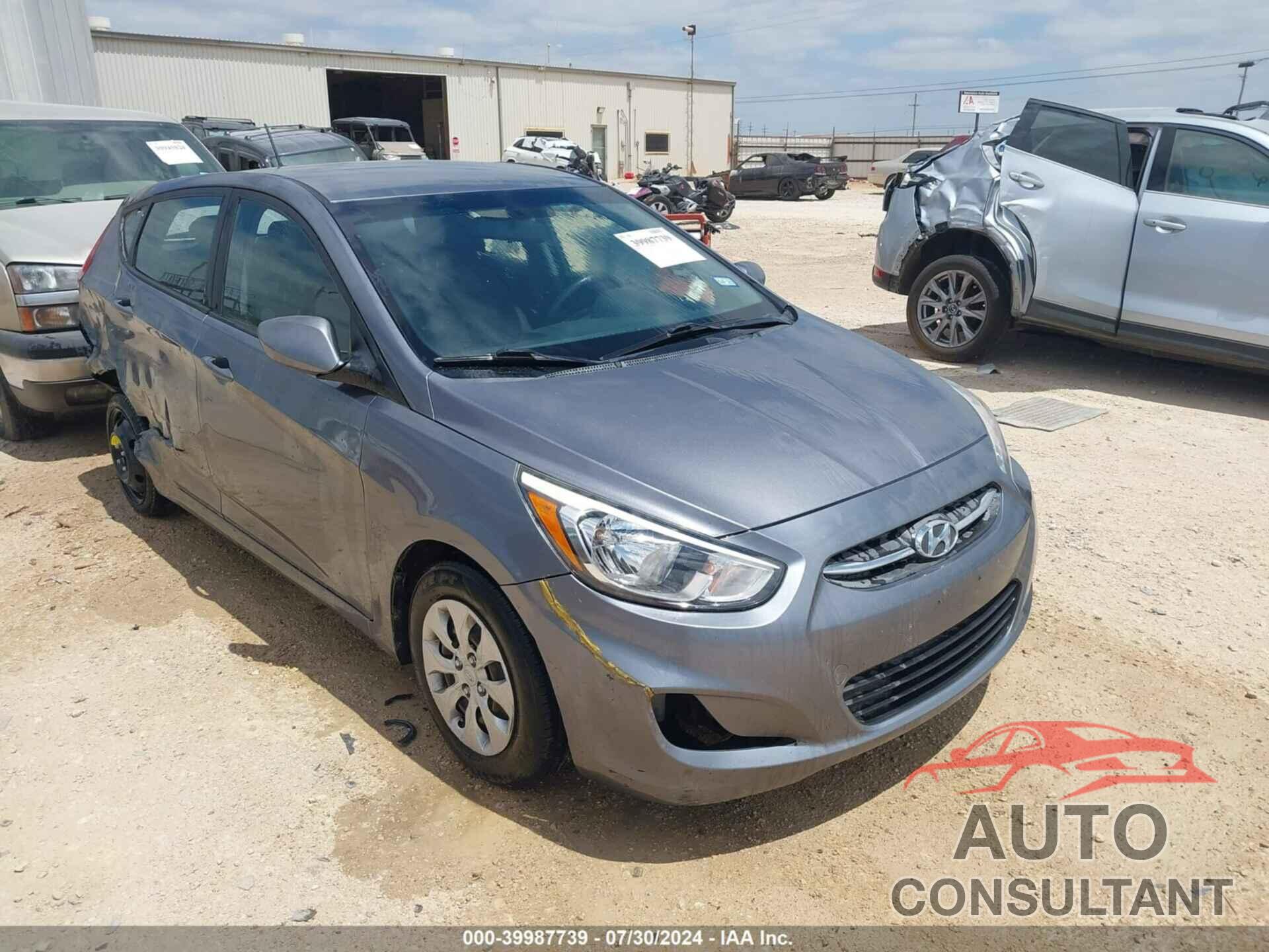 HYUNDAI ACCENT 2017 - KMHCT5AEXHU310216