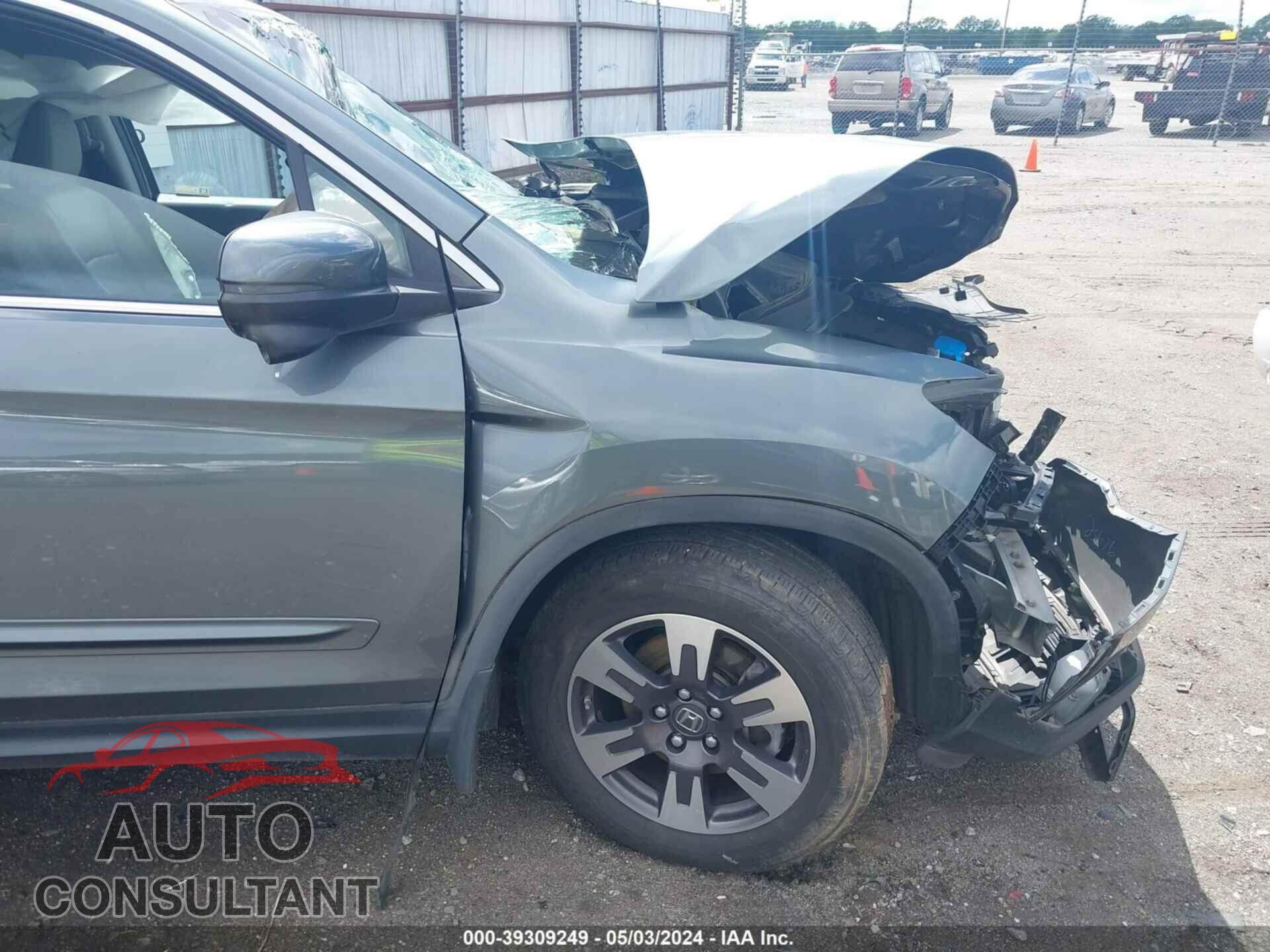 HONDA RIDGELINE 2019 - 5FPYK3F66KB001451