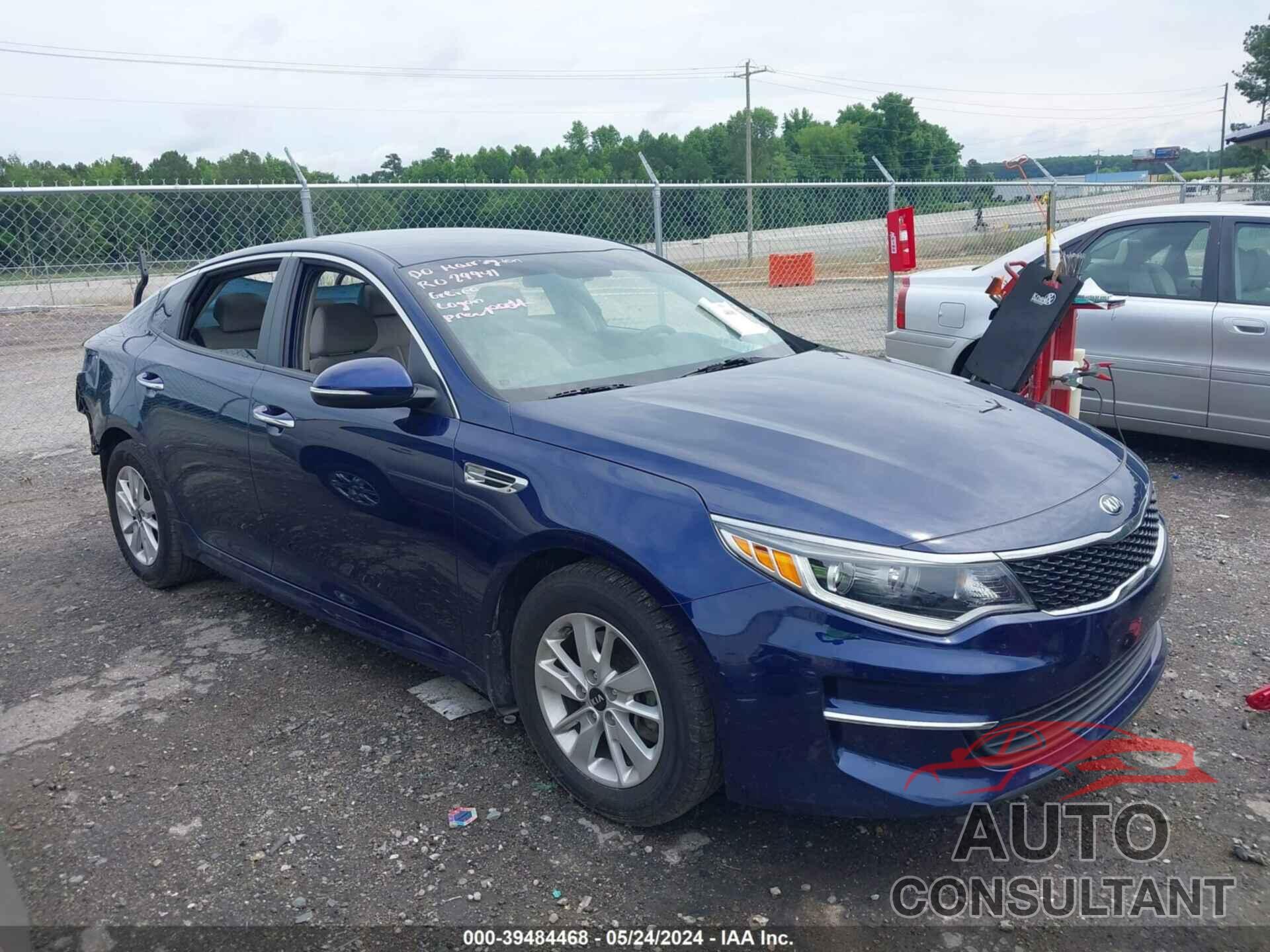 KIA OPTIMA 2018 - 5XXGT4L36JG225932