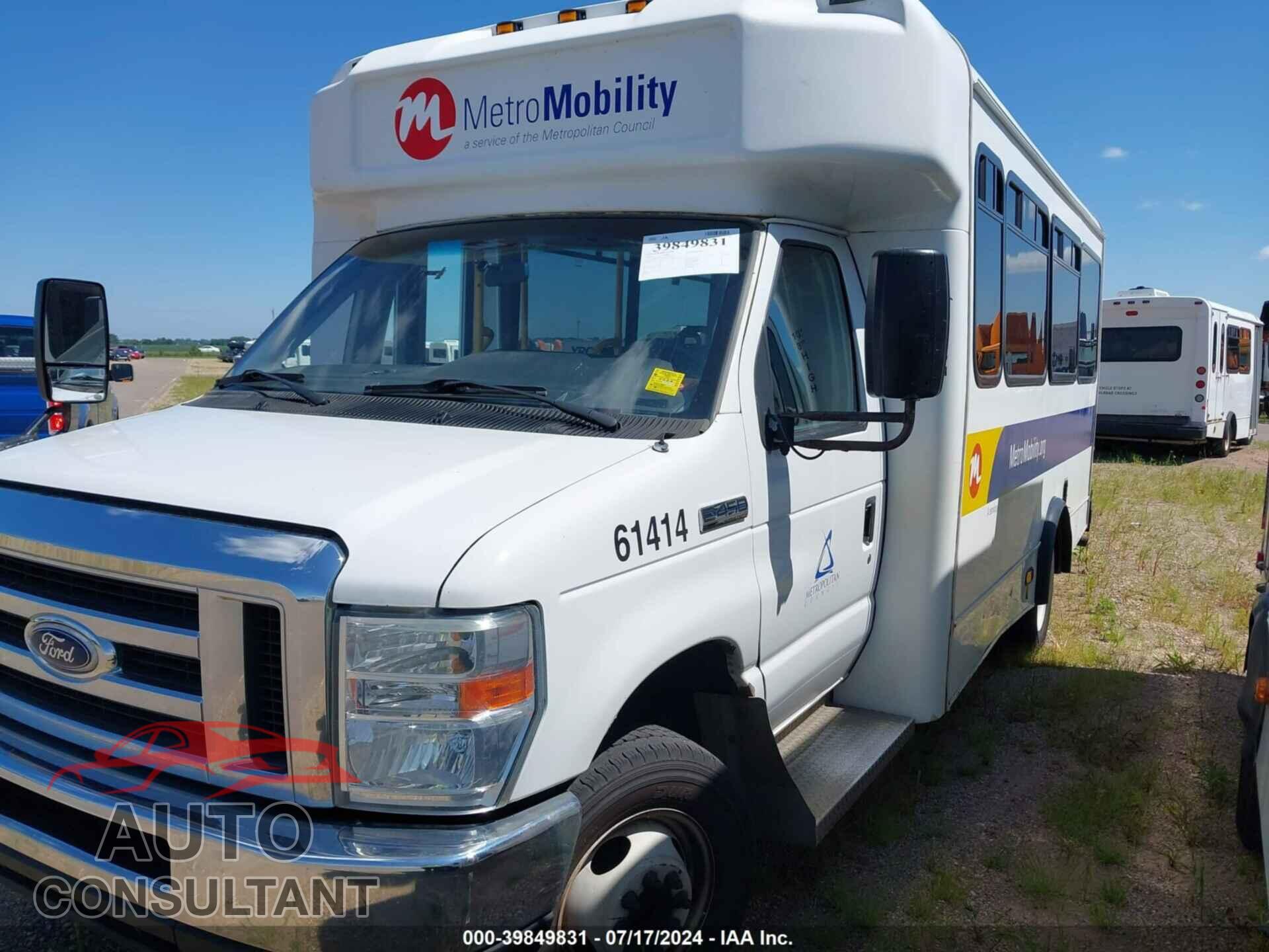 FORD E-450 CUTAWAY 2016 - 1FDFE4FS6GDC32094