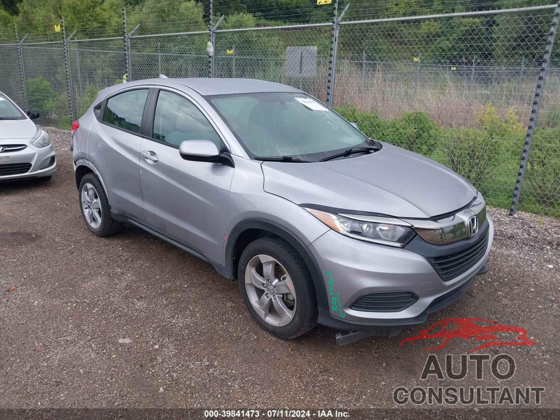 HONDA HR-V 2019 - 3CZRU6H39KG731063
