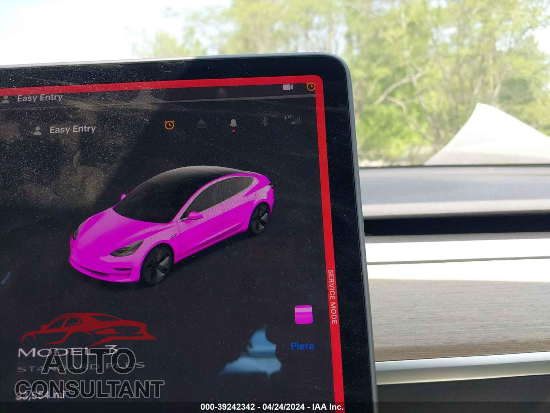 TESLA MODEL 3 2019 - 5YJ3E1EA7KF412104