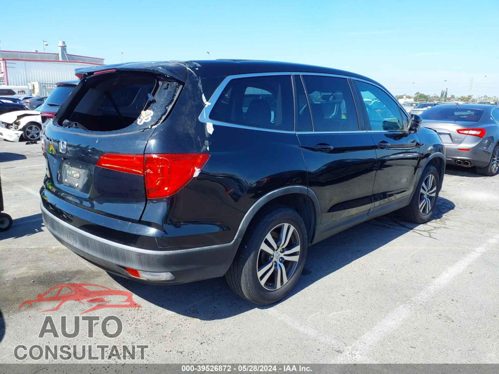 HONDA PILOT 2016 - 5FNYF5H32GB007105