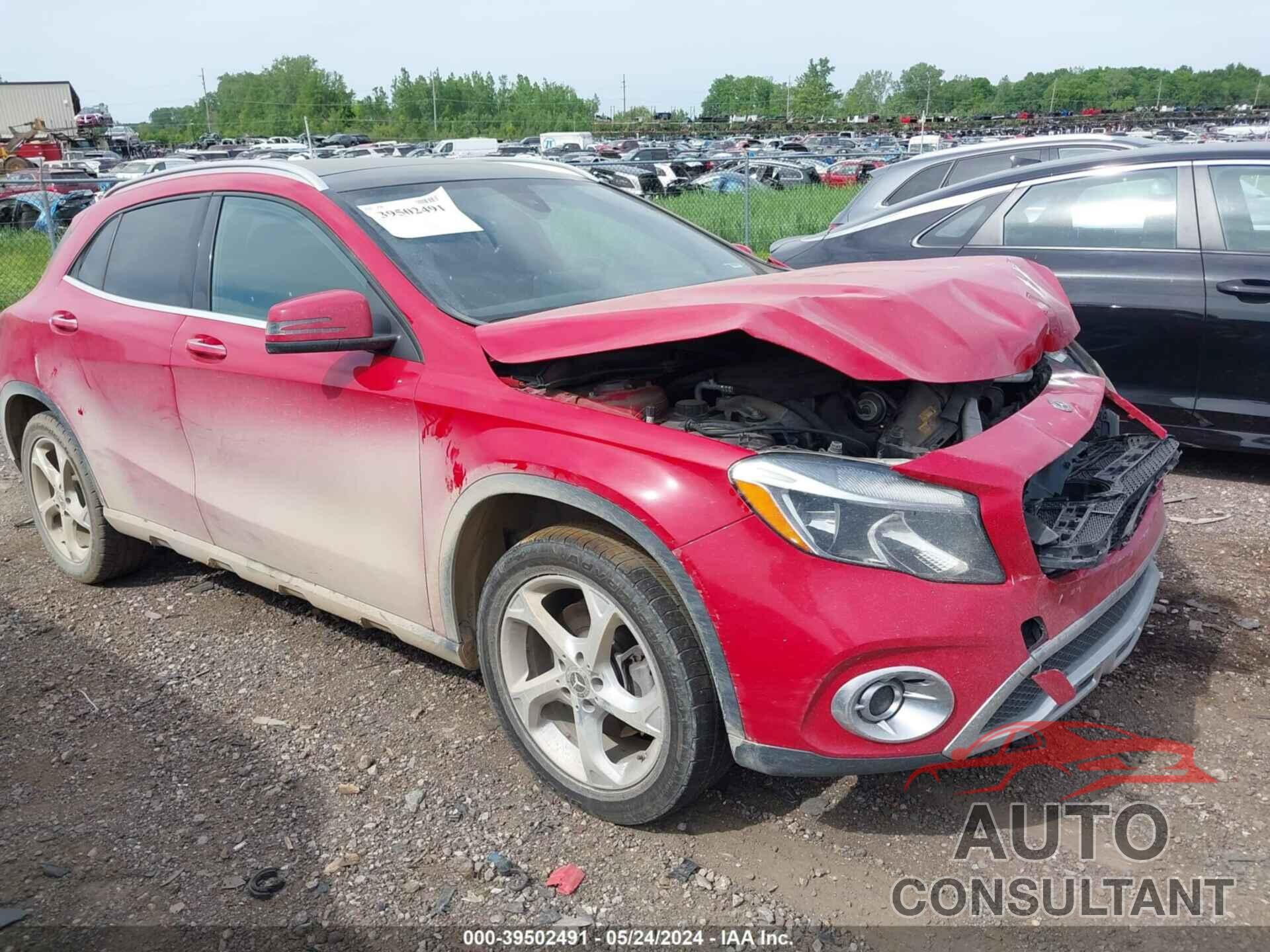 MERCEDES-BENZ GLA 250 2018 - WDCTG4GBXJJ497524
