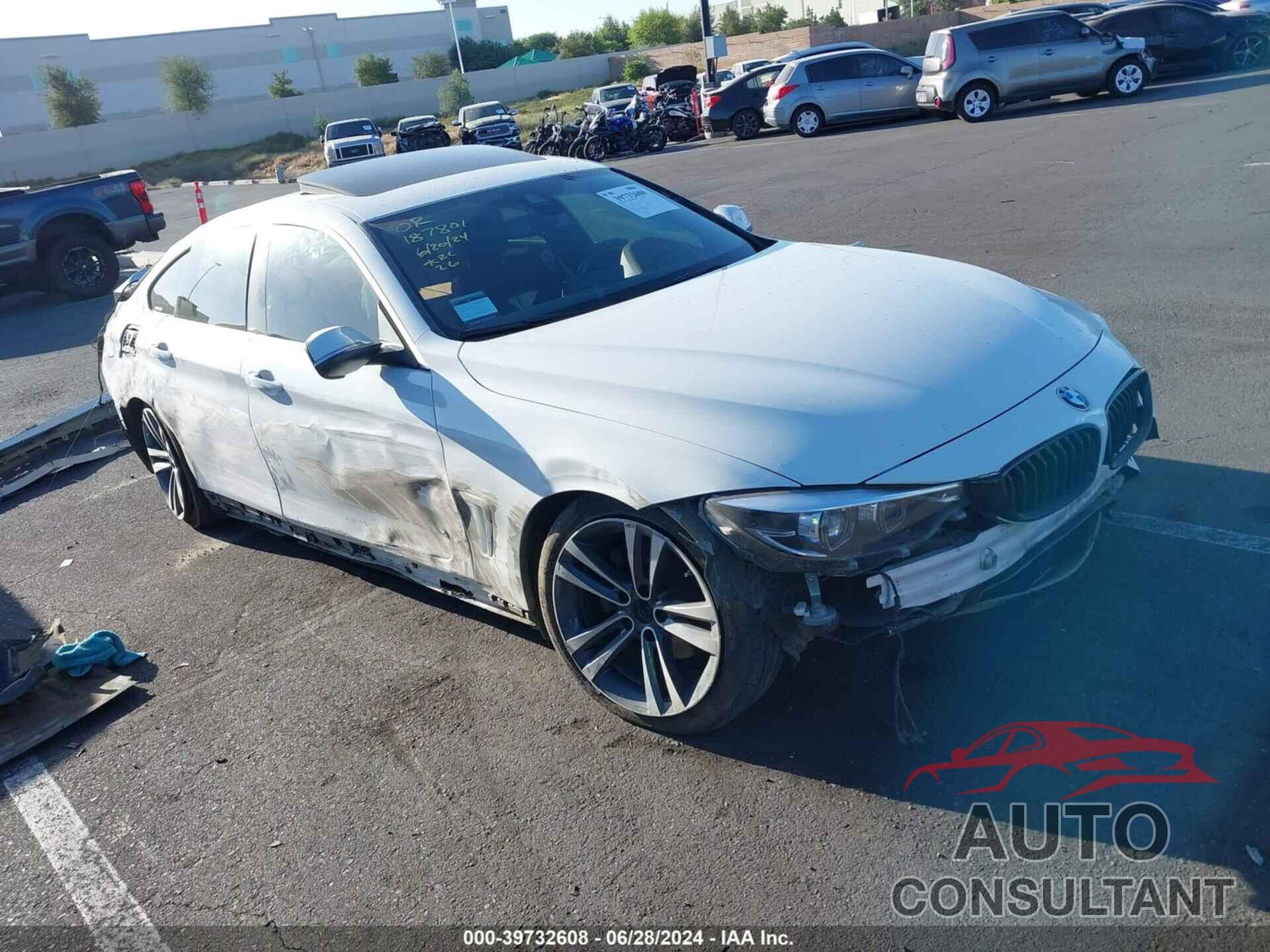 BMW 430I GRAN COUPE 2020 - WBA4J1C01LCD40681