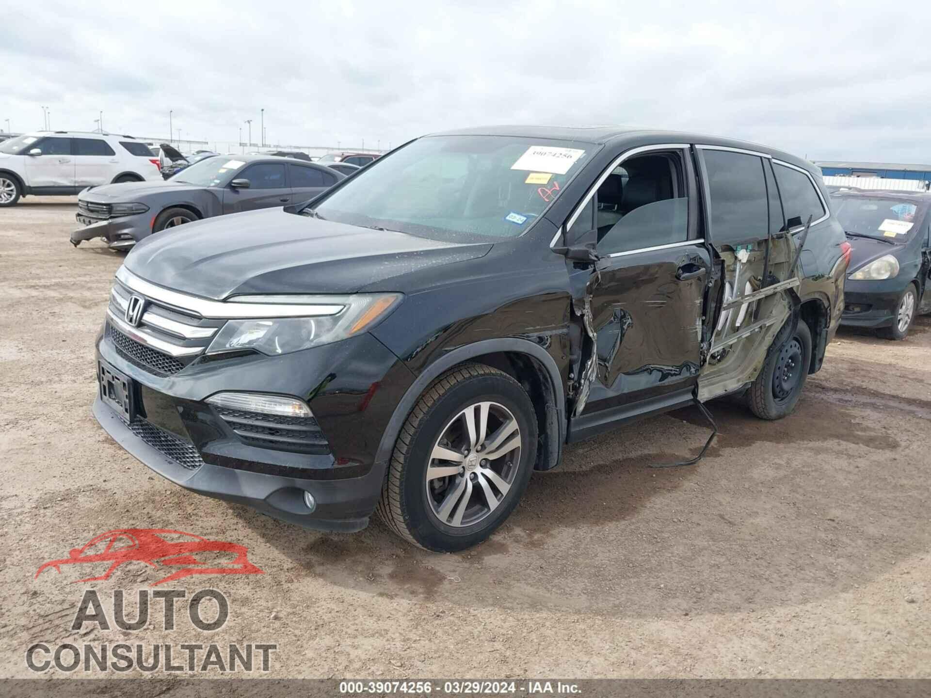 HONDA PILOT 2017 - 5FNYF5H86HB031971