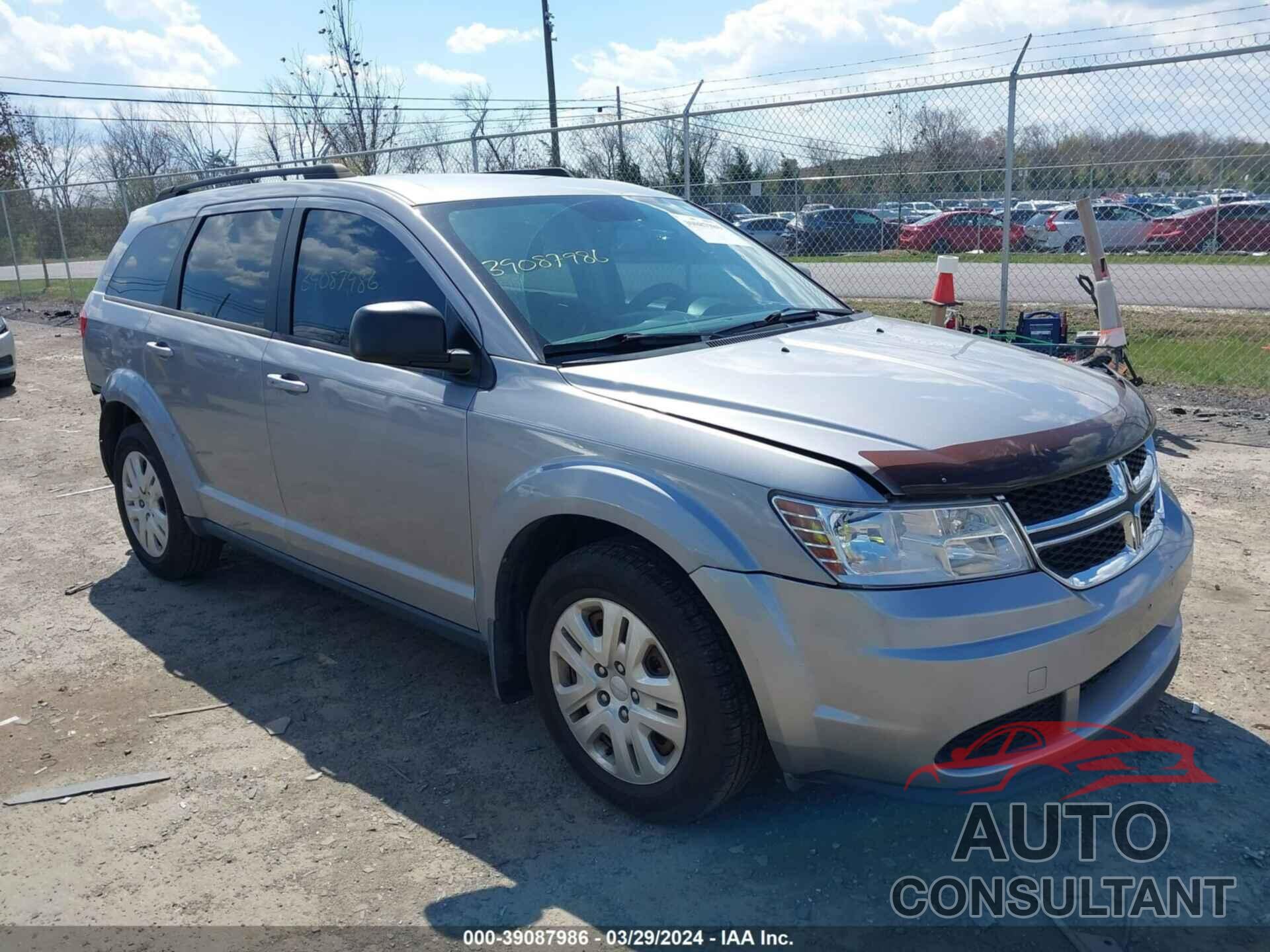 DODGE JOURNEY 2017 - 3C4PDCAB7HT545292