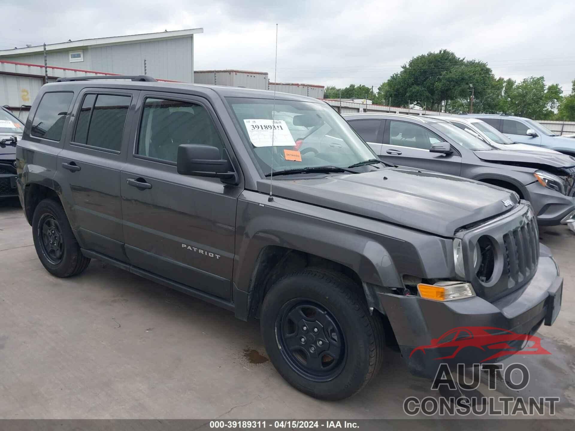 JEEP PATRIOT 2017 - 1C4NJPBA1HD136286