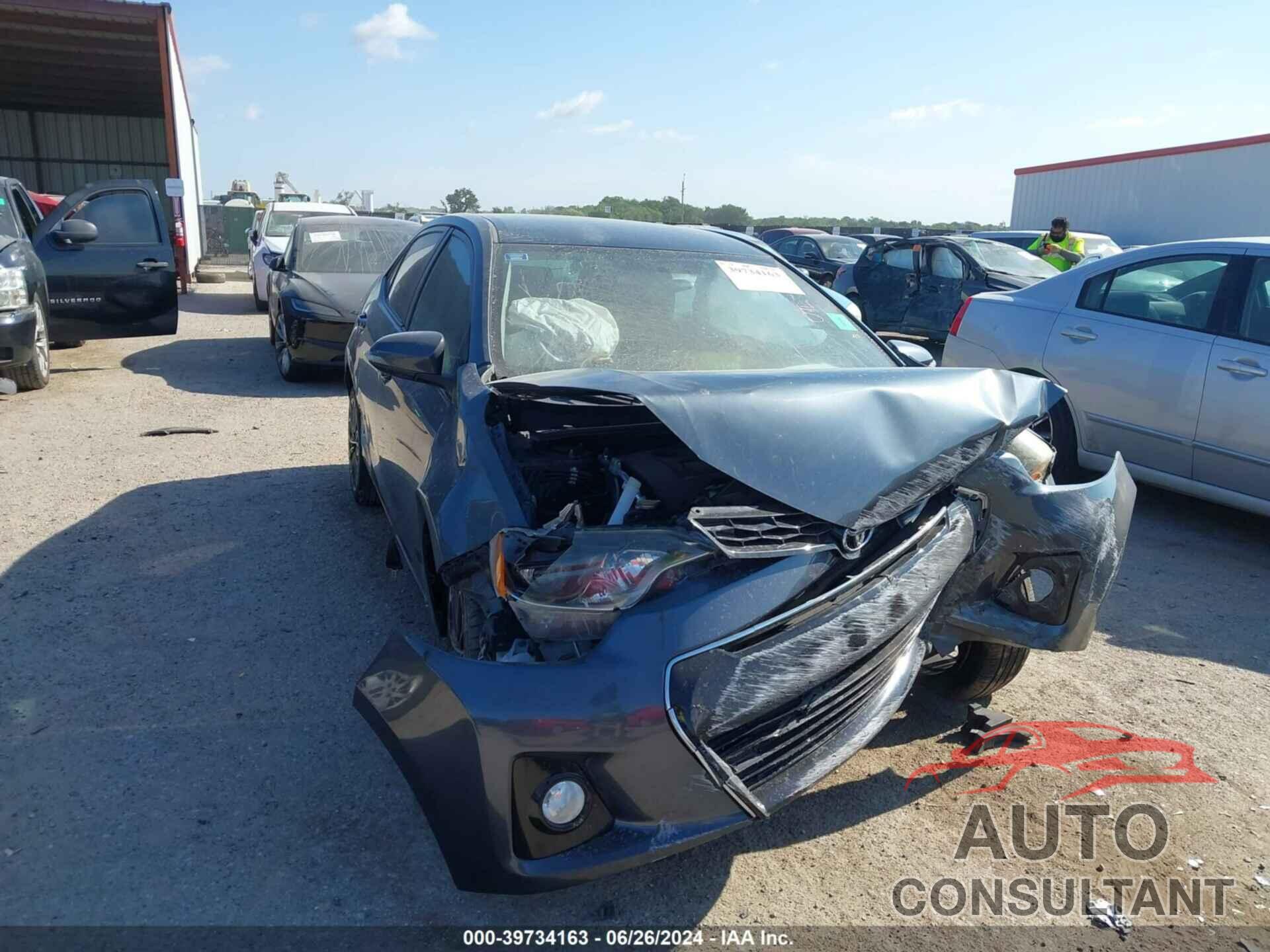 TOYOTA COROLLA 2016 - 5YFBURHE2GP417024