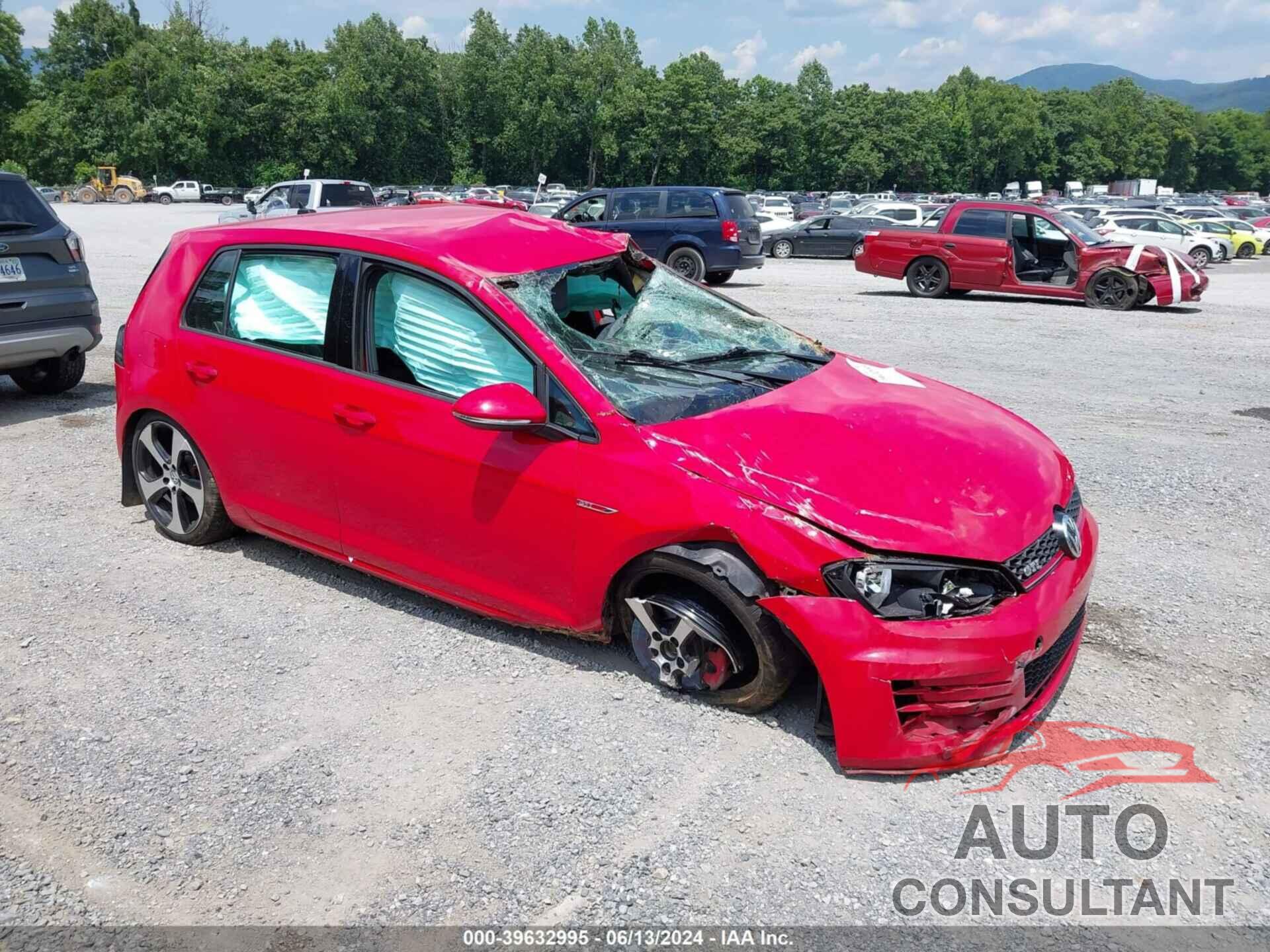 VOLKSWAGEN GOLF GTI 2016 - 3VW5T7AU3GM030900