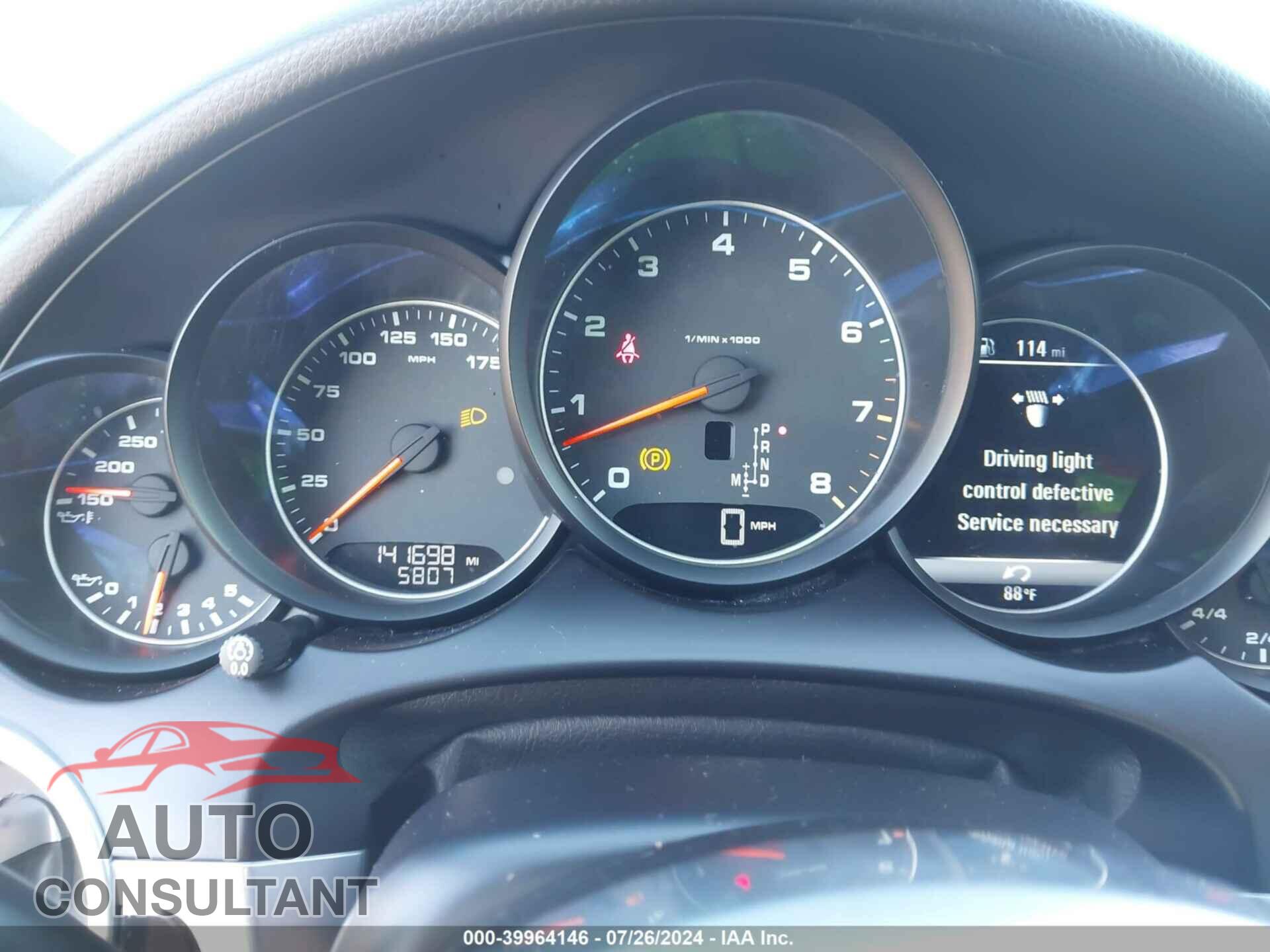 PORSCHE CAYENNE 2016 - WP1AA2A27GLA10643