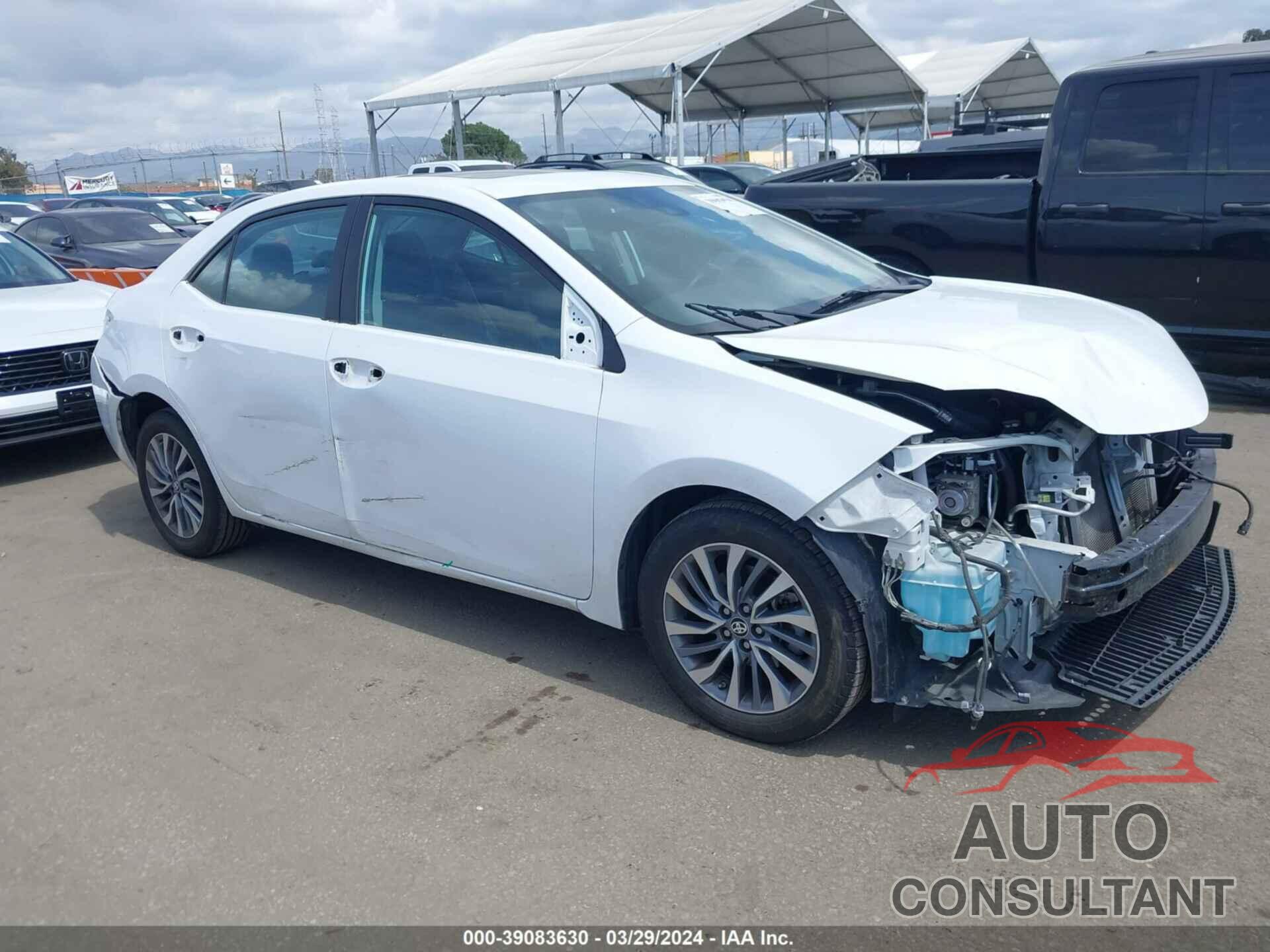 TOYOTA COROLLA 2017 - 2T1BURHE7HC762132