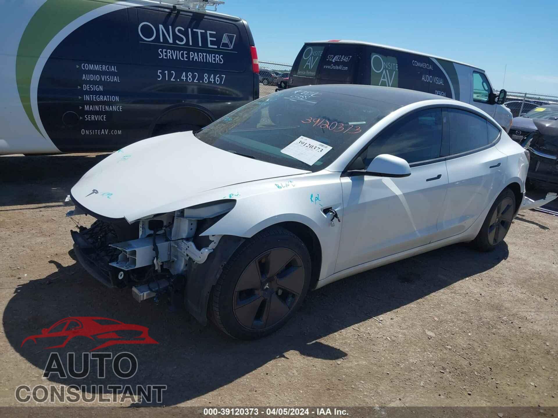 TESLA MODEL 3 2022 - 5YJ3E1EB9NF122525