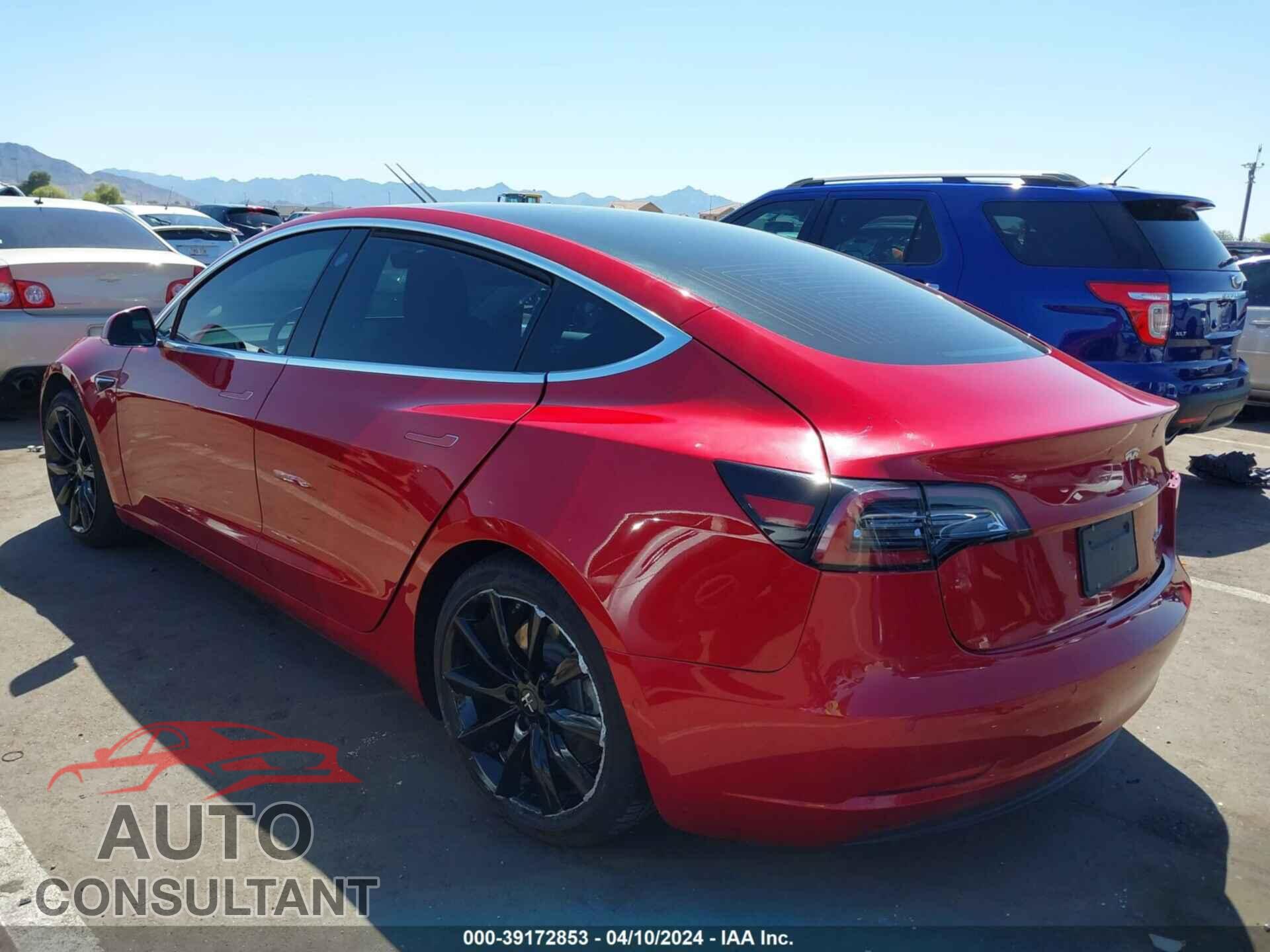 TESLA MODEL 3 2019 - 5YJ3E1EB5KF192101