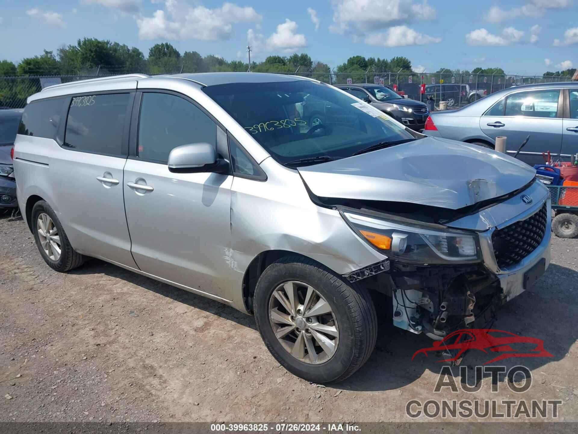 KIA SEDONA 2016 - KNDMB5C11G6197216