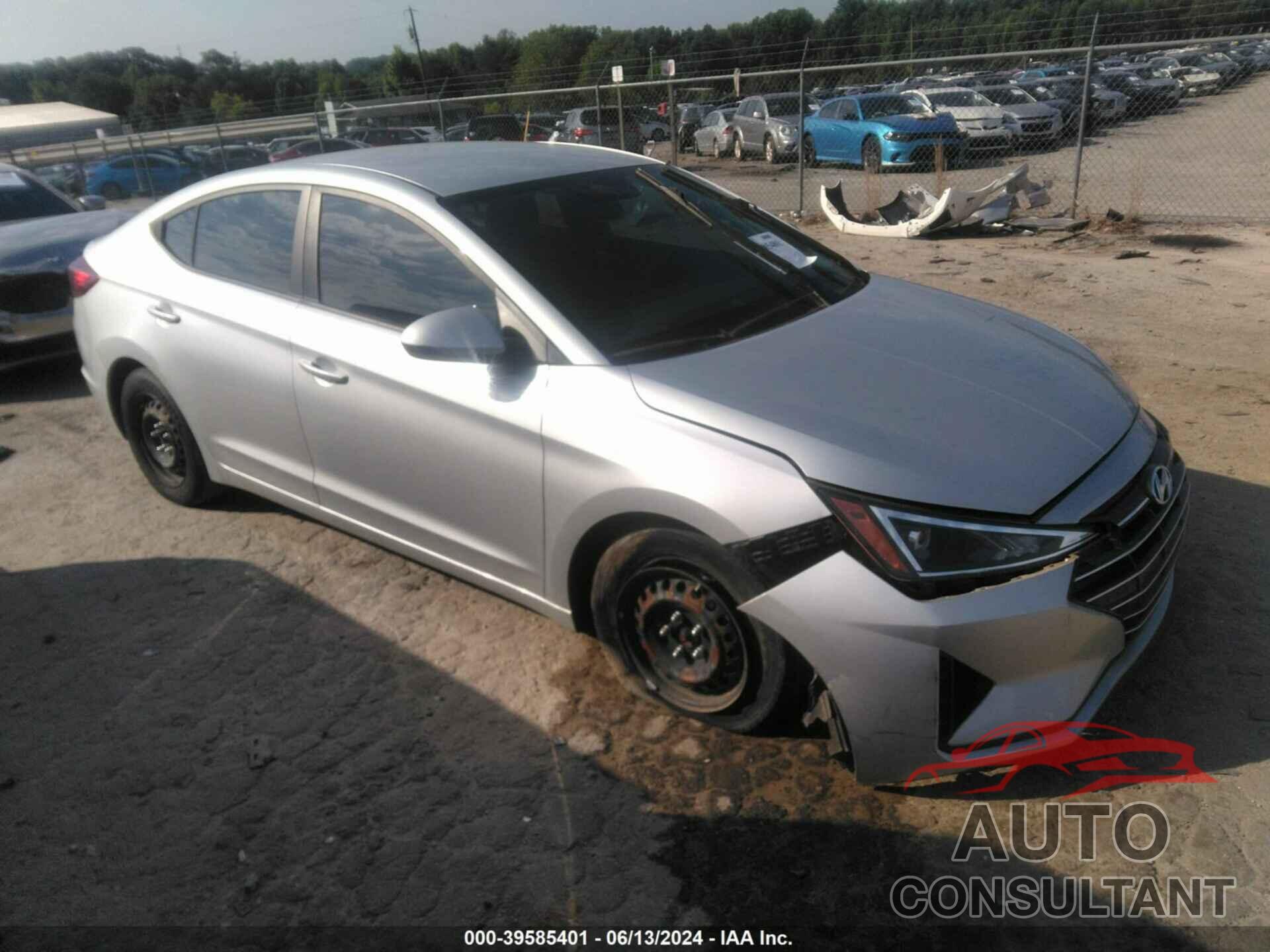HYUNDAI ELANTRA 2019 - 5NPD74LF1KH400465